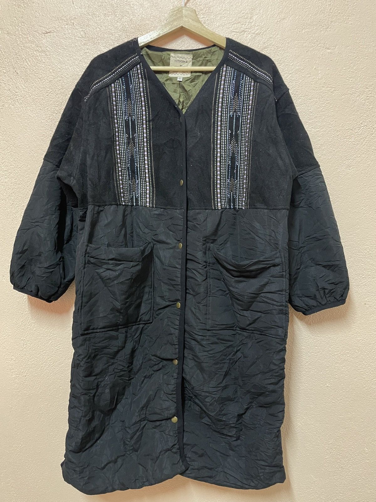 Native × Vintage Archival Clothing Titicaca Mil Long Coat Amarican Native Art Size US L / EU 52-54 / 3 - 2 Thumbnail