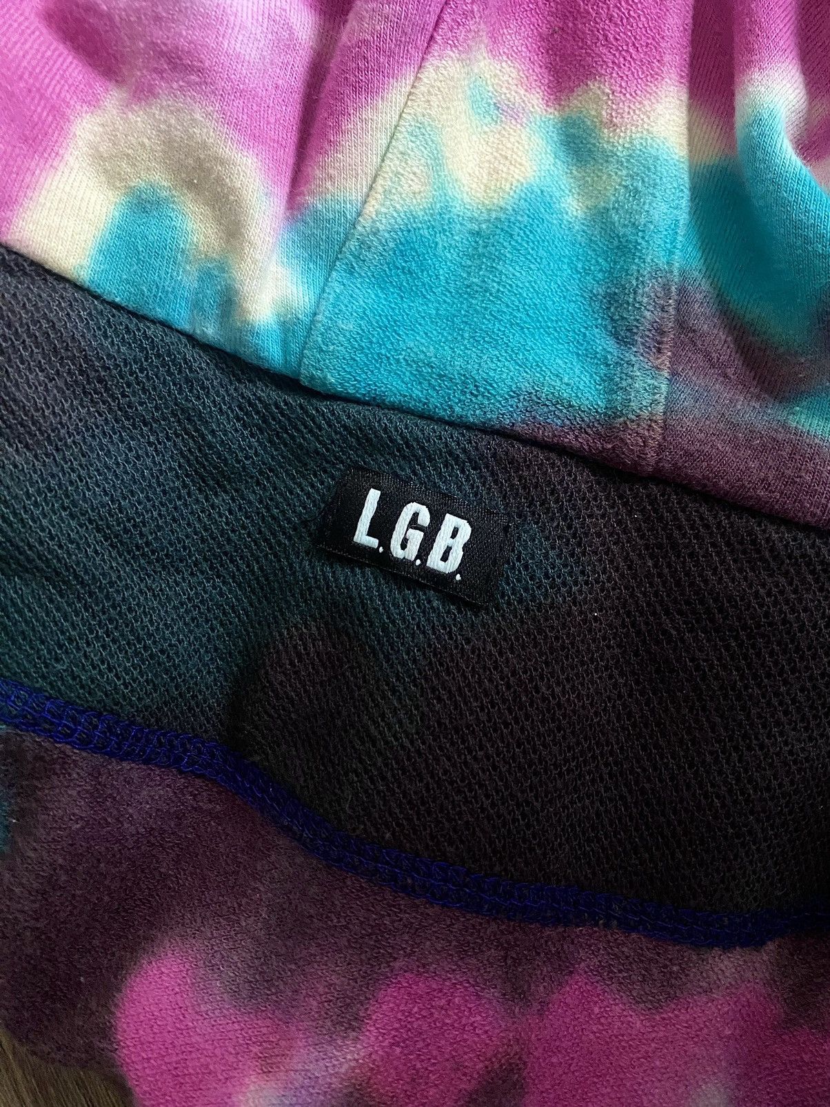 Le Grande Bleu (L.G.B.) L.G.B Tie Die Hoodie Size US M / EU 48-50 / 2 - 7 Thumbnail