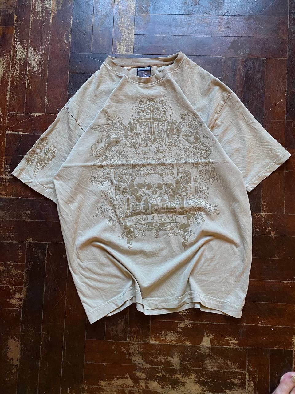 No Fear × Vintage Vintage Opium No Fear Y2K Big Logo Skate Tee Size US XL / EU 56 / 4 - 1 Thumbnail