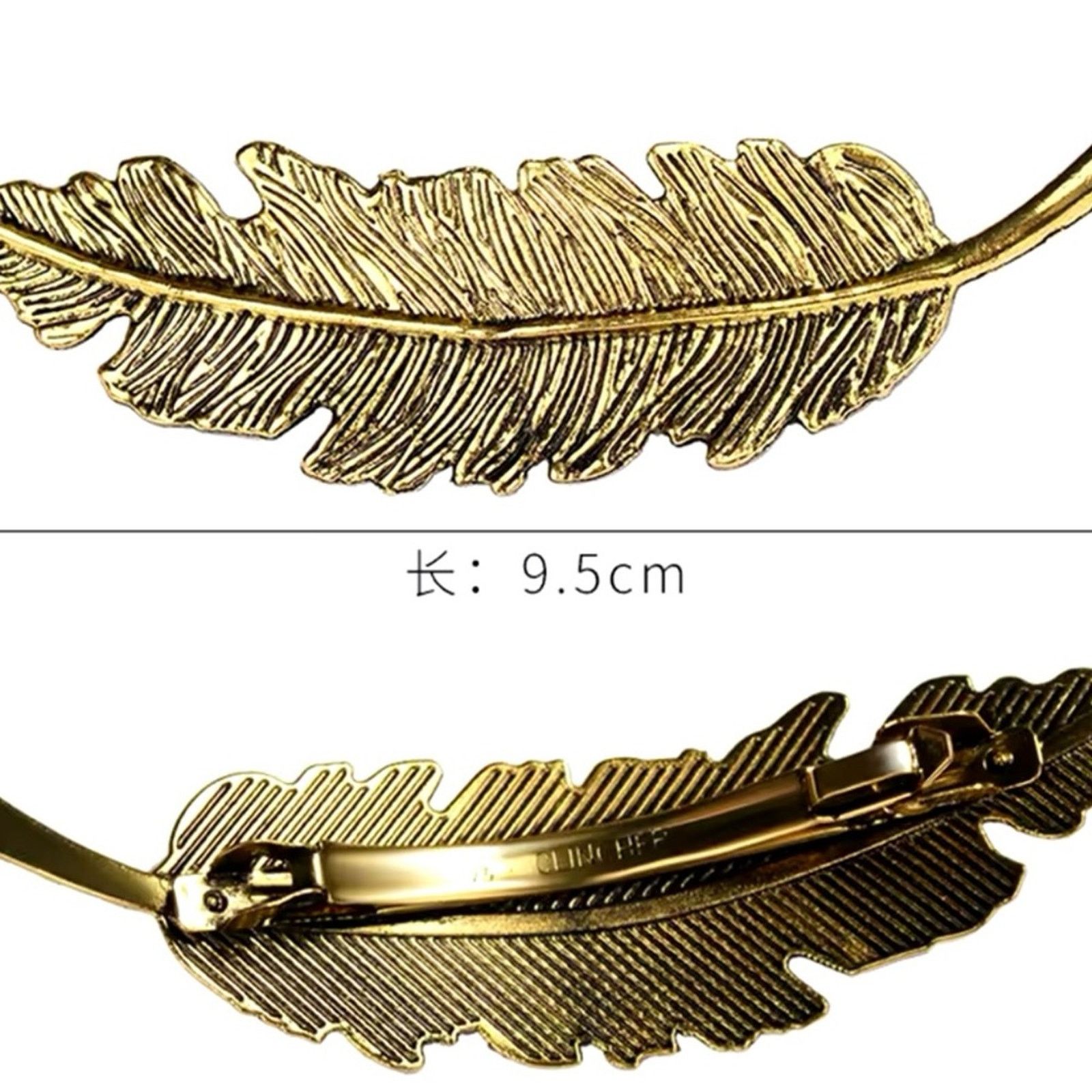 Other Vintage Hair Clip Feather Leaf Shape Hair accessory Size ONE SIZE - 2 Thumbnail