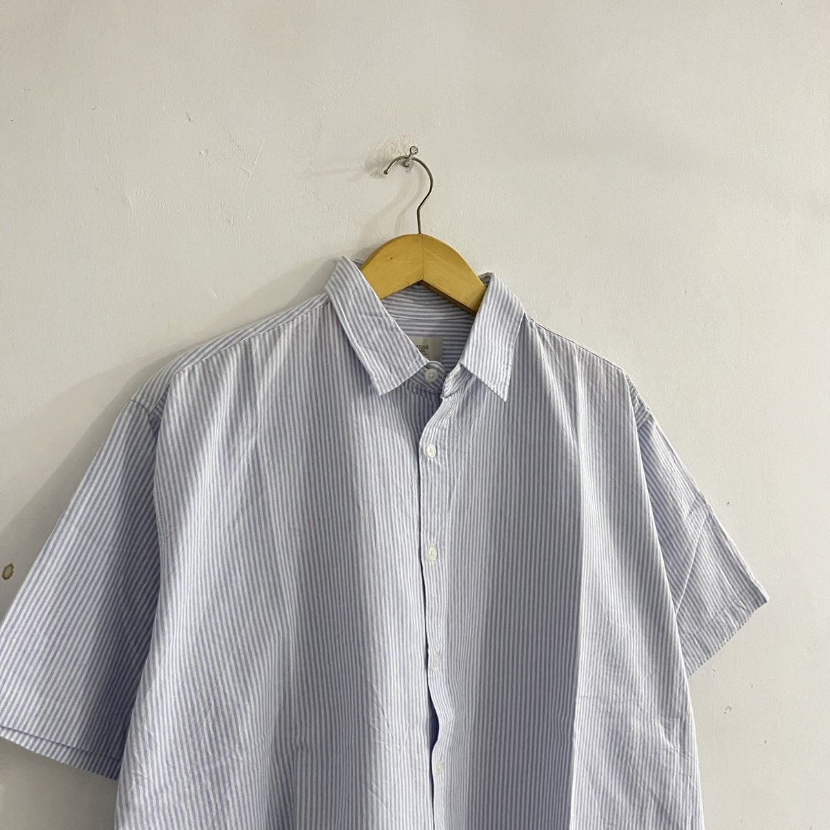 Japanese Brand Lab Studio - Striped Cityboy Oversized Shirt Size US L / EU 52-54 / 3 - 3 Thumbnail
