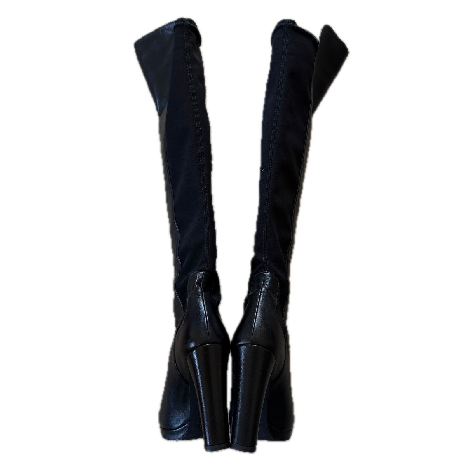 Stuart Weitzman Stuart Weitzman Napa Lowjack Leather & Neoprene Highway Boot Size US 10 / IT 40 - 6 Thumbnail