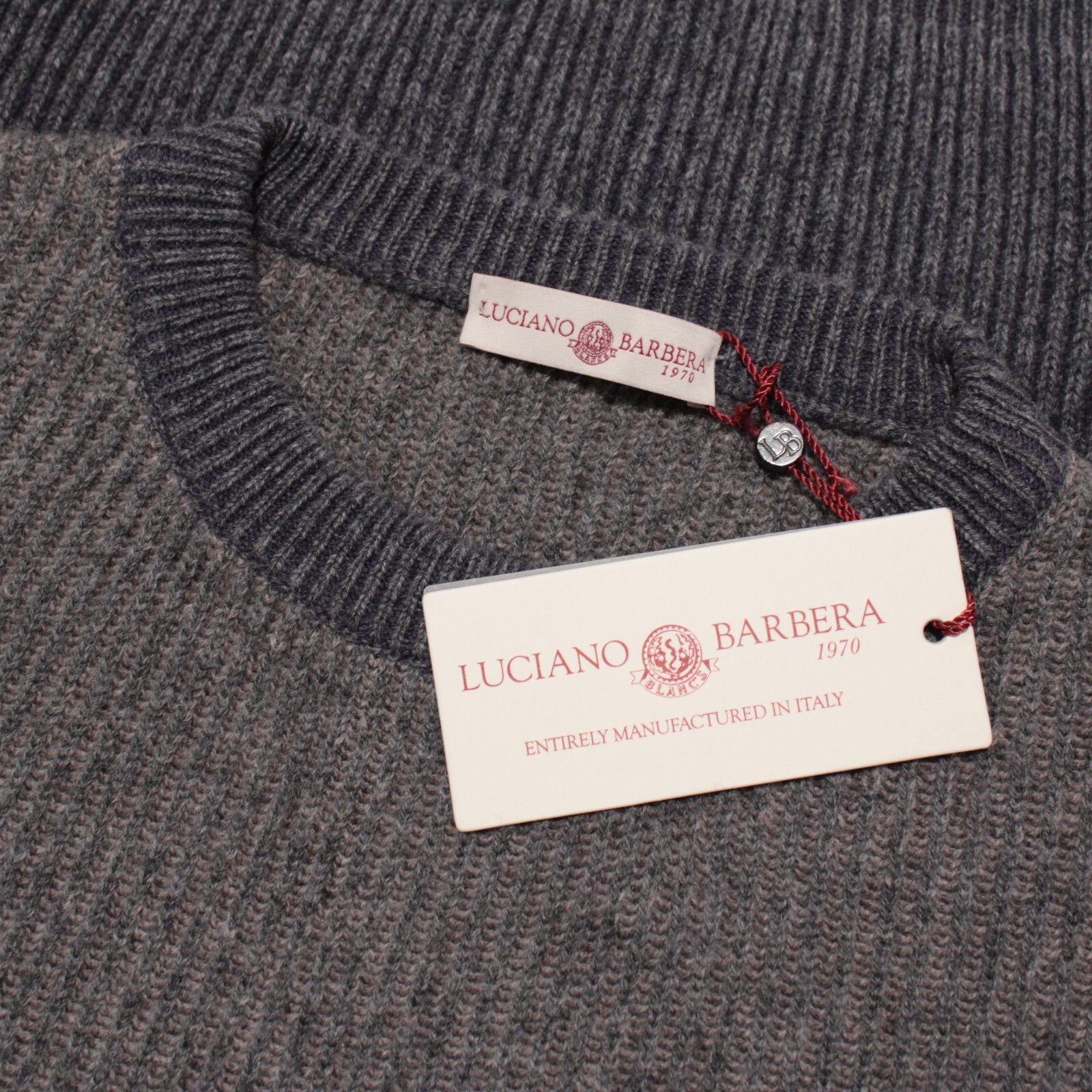 Luciano Barbera Luciano Barbera Sweater Size US M in Gray Size US M / EU 48-50 / 2 - 1 Thumbnail