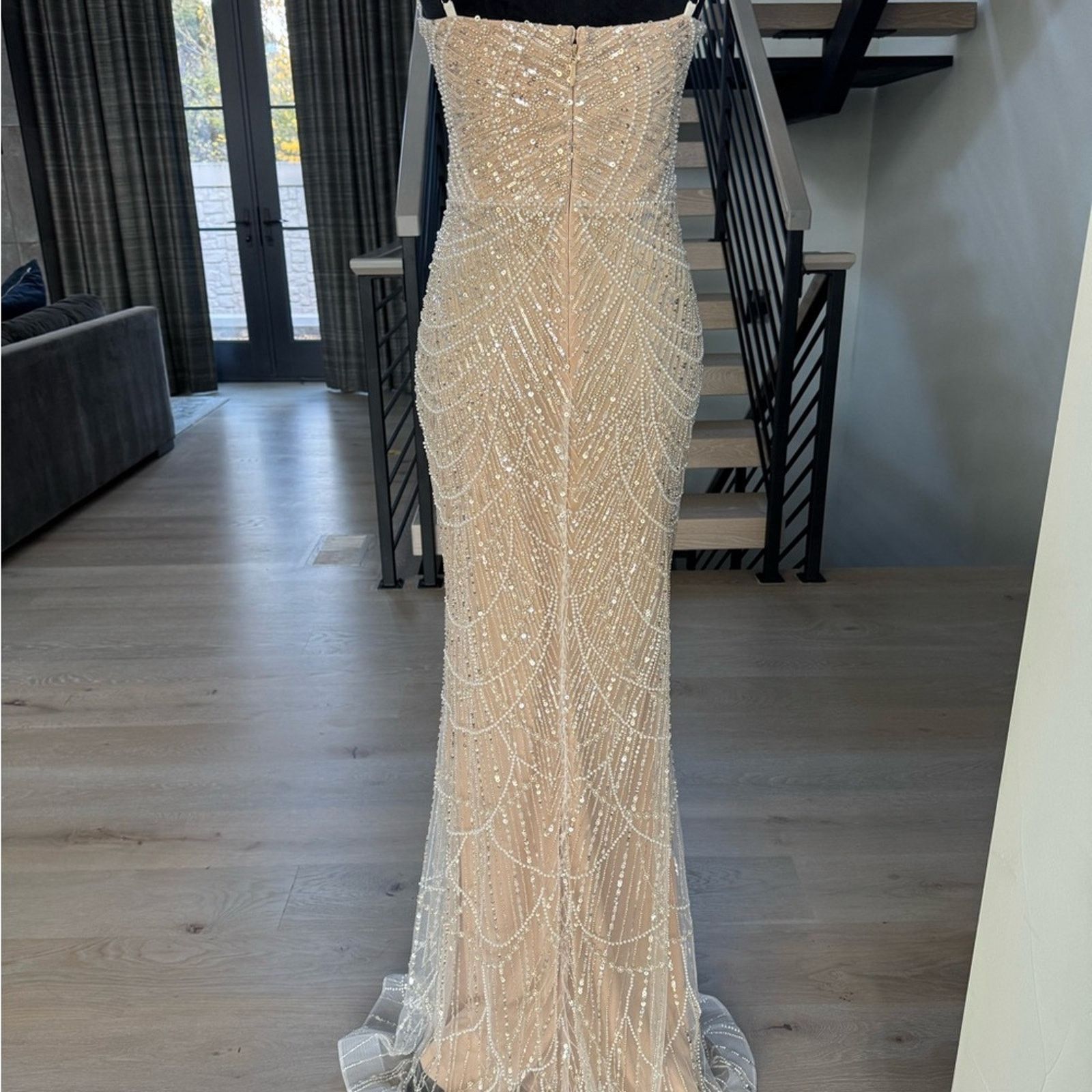 Other Stunning White Beaded Prom Dress size S Size S / US 4 / IT 40 - 8 Thumbnail