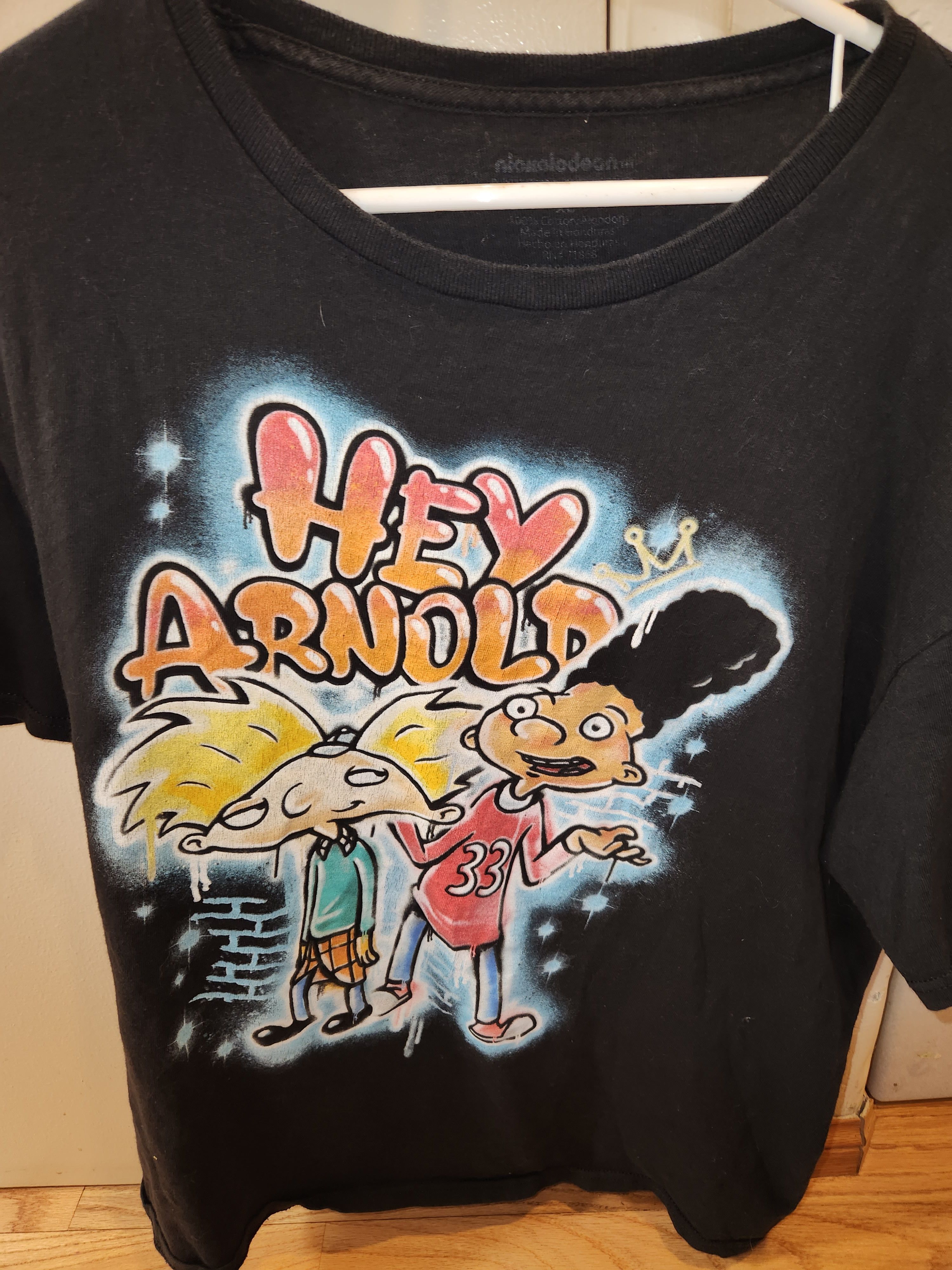 Nickelodeon × Vintage Nickelodeon Hey Arnold XL Vintage Graphic T Shirt Very Clean Size US XL / EU 56 / 4 - 1 Thumbnail