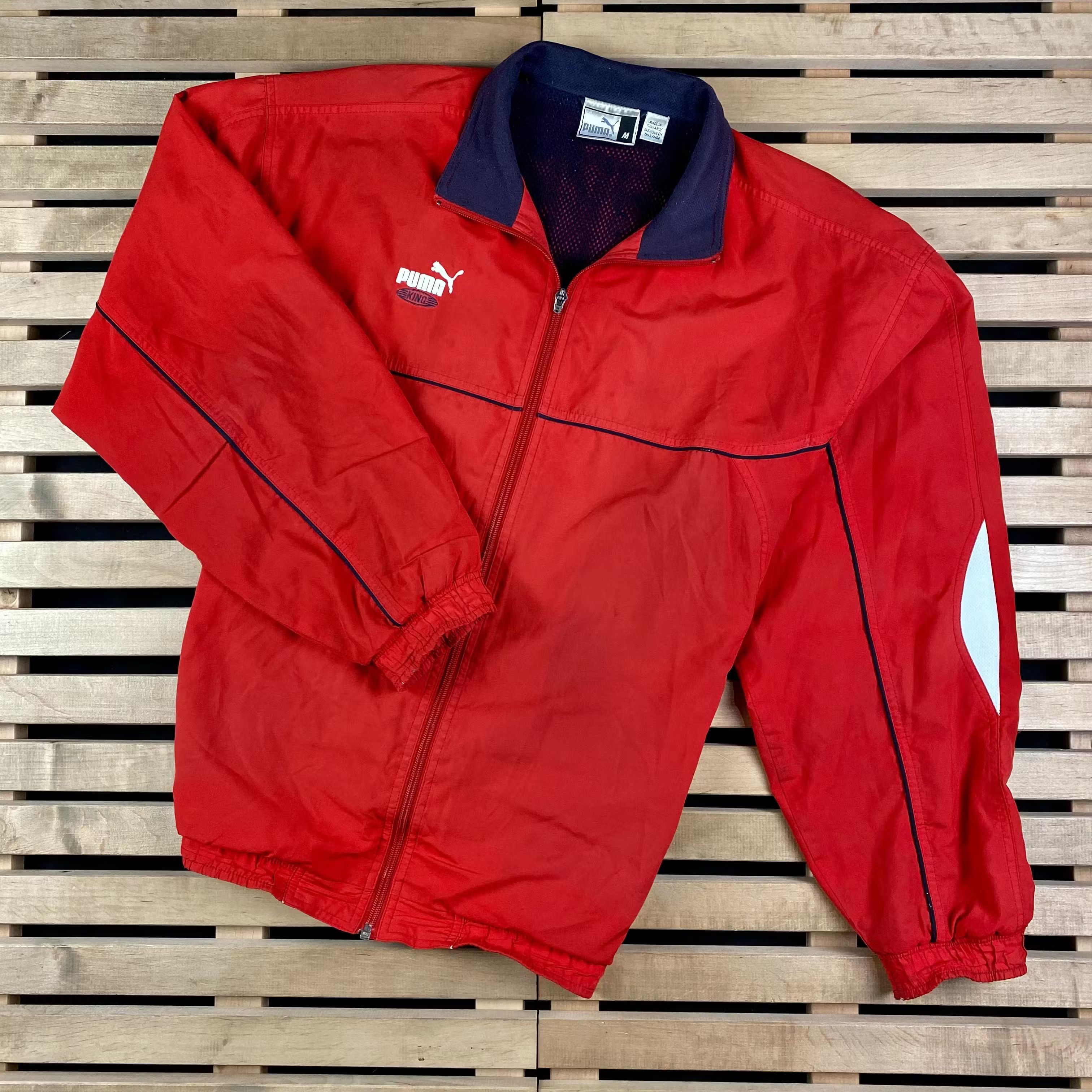 Puma × Vintage Mens Bomber Jacket Puma Vintage Size M Size US M / EU 48-50 / 2 - 1 Thumbnail