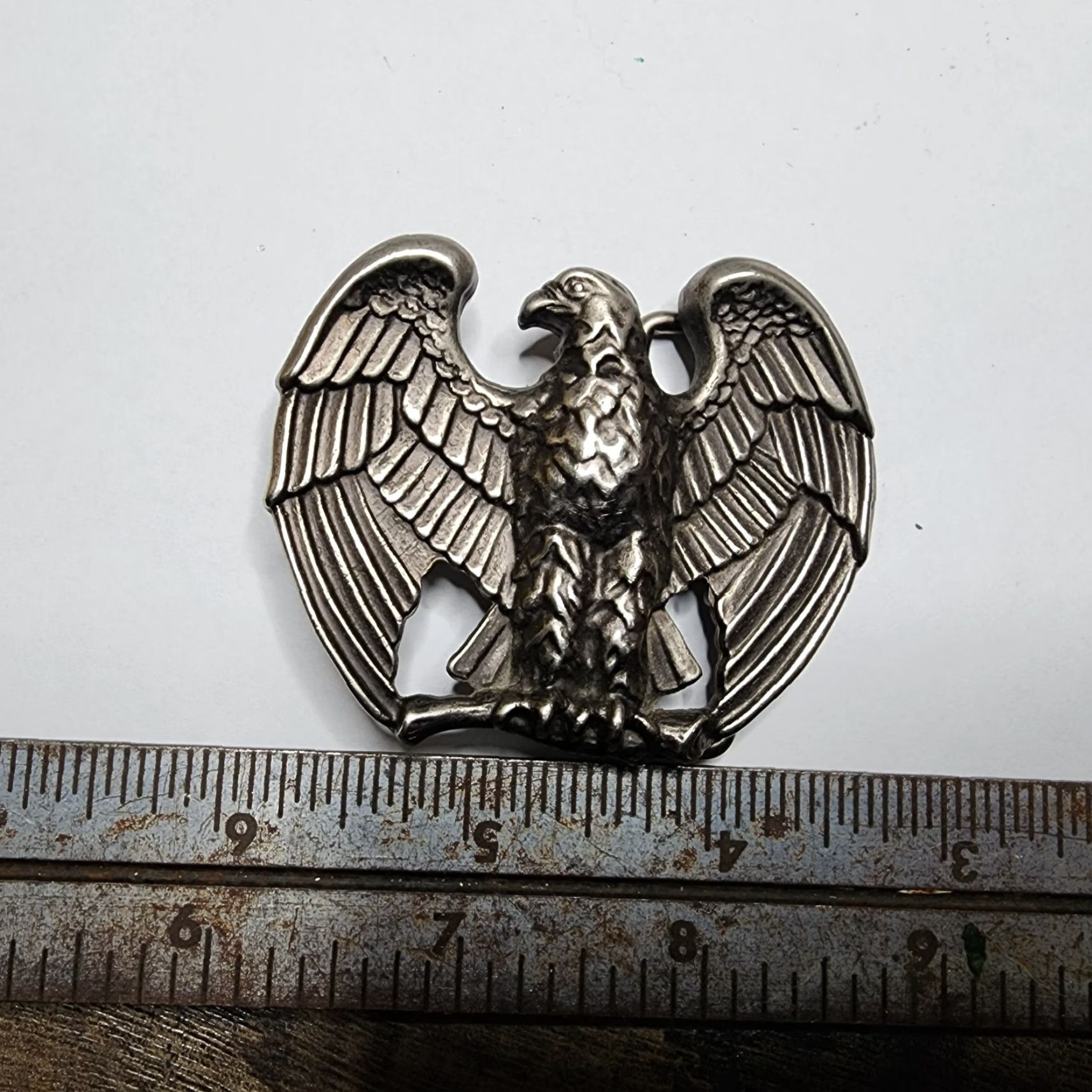 Vintage Vintage Avon Belt Buckle Patriotic American Eagle Pewter Metal Western 1.75 in Fits Belt 1-3/4 in Mens Bucks Buckle 80s 60s 70s 90s Size ONE SIZE - 3 Thumbnail