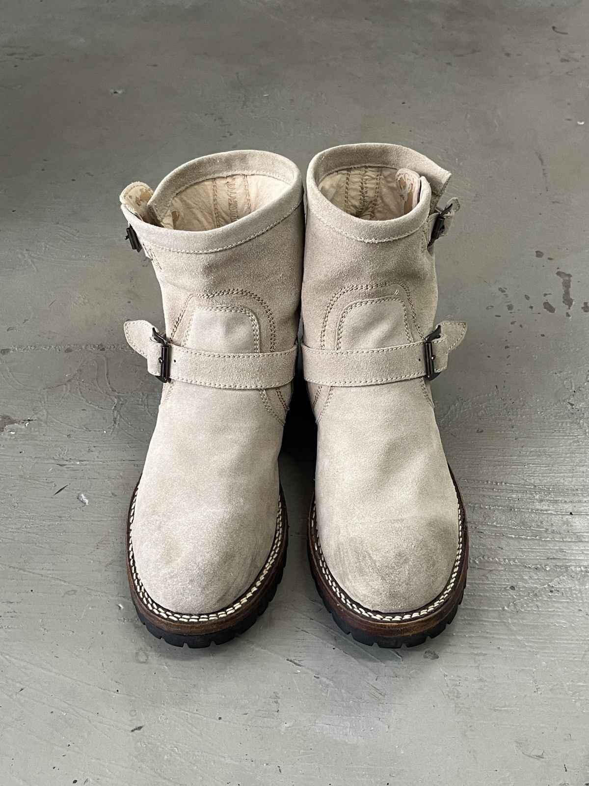 Dirk Bikkembergs Archive Japan Jackrose Suede Leather Engineer Boots Size US 9 / EU 42 - 9 Thumbnail