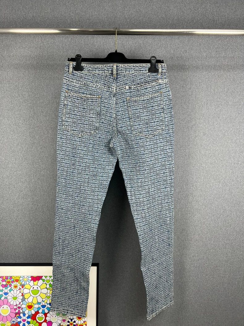 Givenchy Givenchy Four G Relief Logo Full Print Jeans Size US 33 - 2 Thumbnail