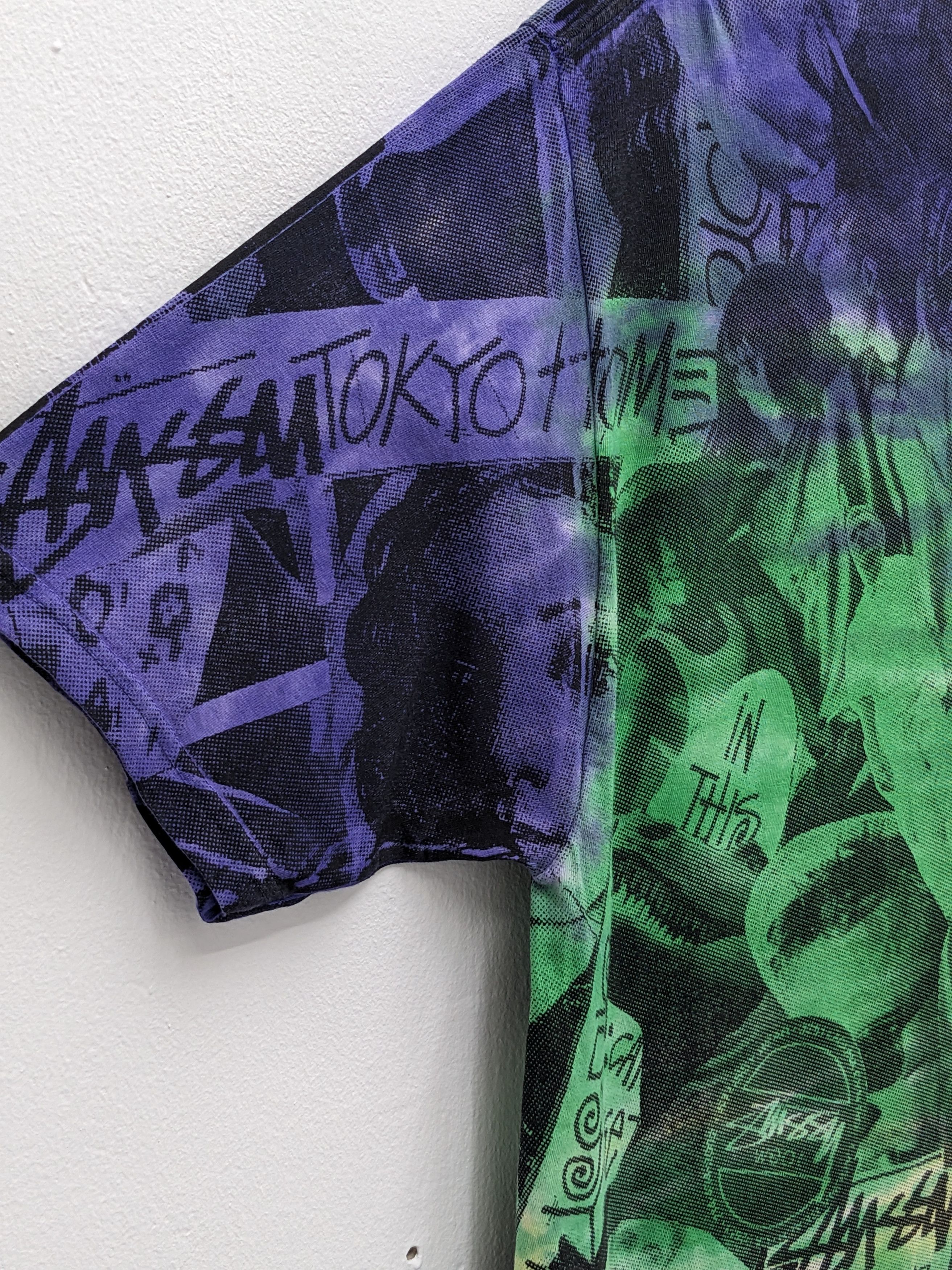 Stussy Rare Stussy Overprint Tshirt Size US L / EU 52-54 / 3 - 11 Thumbnail