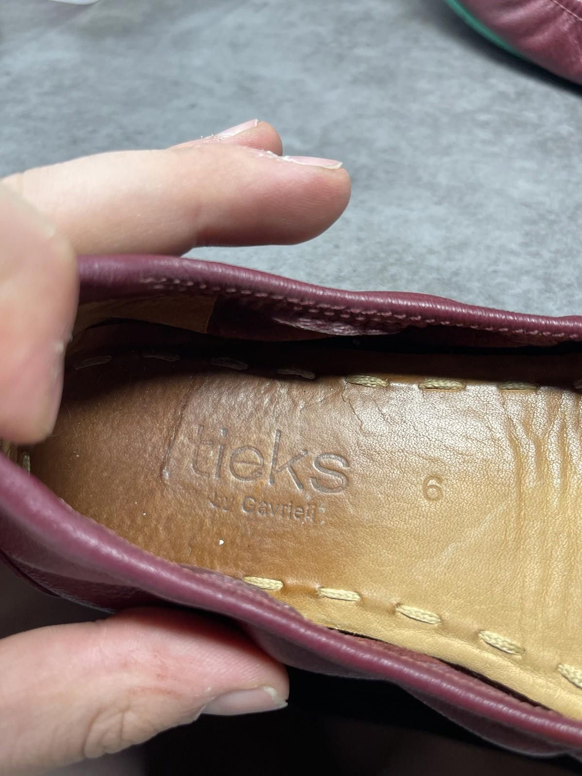 Andrew's Ties Tieks Gavrieli Ballet Flats Womens Size 6 Red Leather Size US 6 / IT 36 - 10 Thumbnail