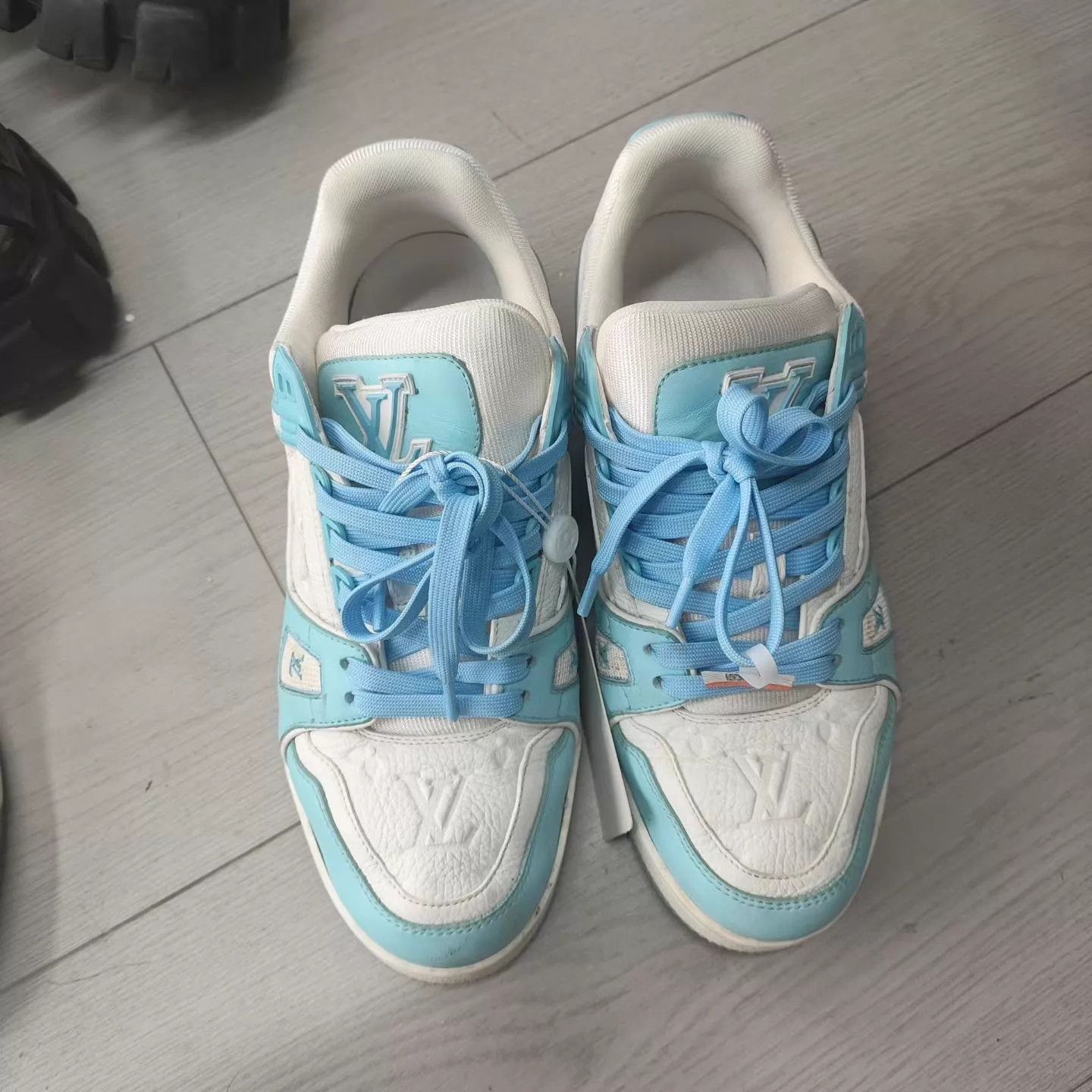 Louis Vuitton Louis Vuitton Denim Trainer Colorblock US 5.5 Size US 5.5 / IT 35.5 - 5 Thumbnail