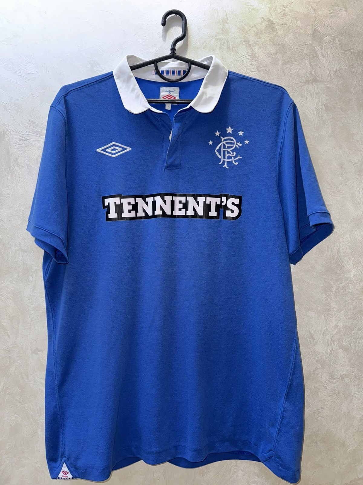 Umbro × Vintage Rangers Home Football Shirt 2010/2011 Soccer Jersey Size US L / EU 52-54 / 3 - 1 Thumbnail