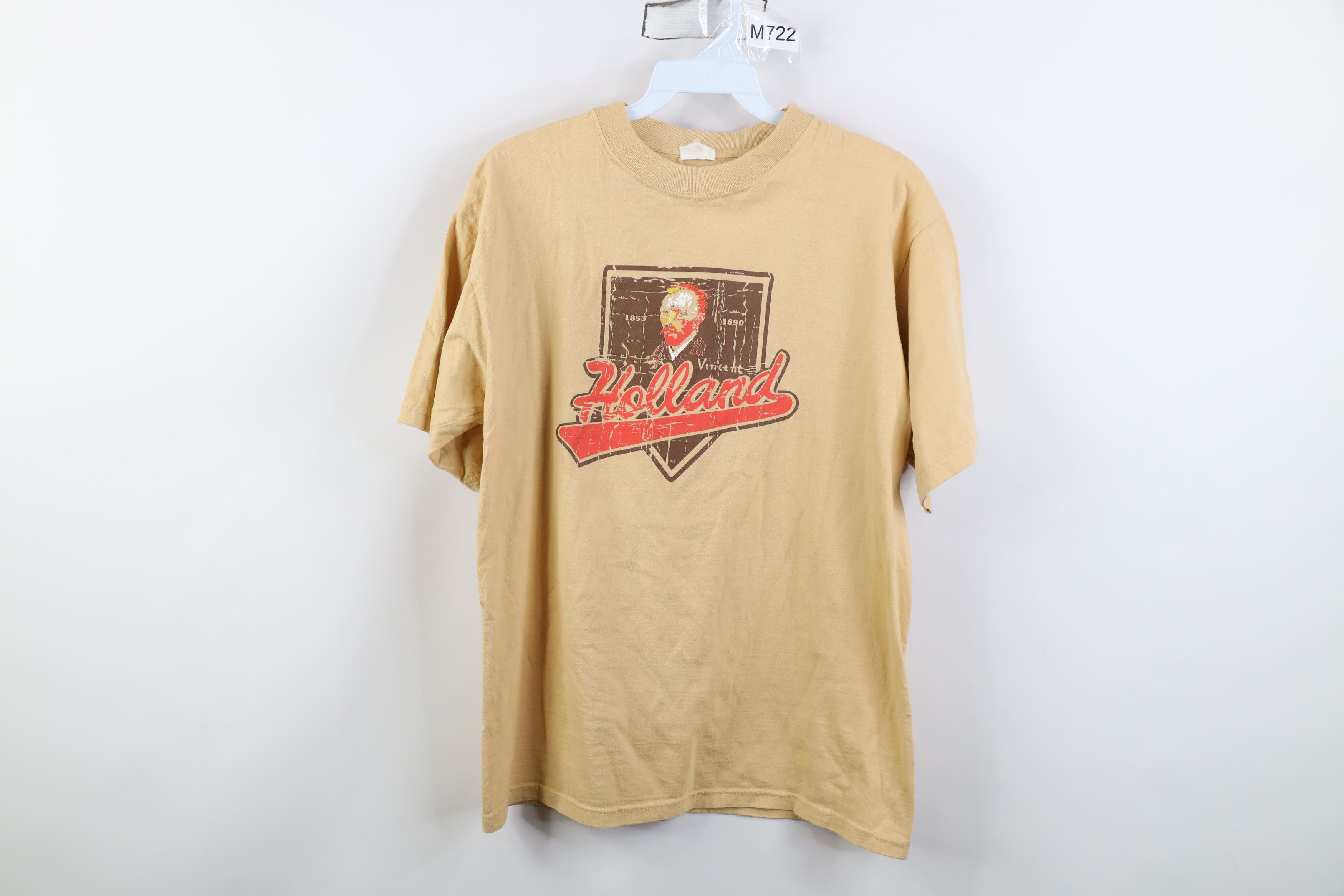 Vintage Vintage 90s Holland Vincent Van Gogh Artist T-Shirt Wheat Size S / US 4 / IT 40 - 1 Thumbnail