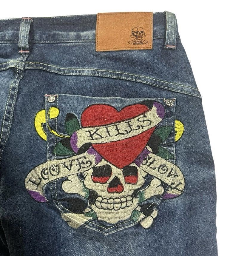 Ed Hardy × Vintage Ed Hardy Japanese Label Y2K pants 14th addiction Size 28" / US 6 / IT 42 - 3 Thumbnail