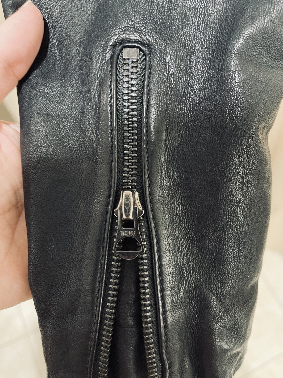 Polo Ralph Lauren Polo Ralph Lauren Black Leather Cafe Racer Jacket Size US XS / EU 42 / 0 - 4 Thumbnail