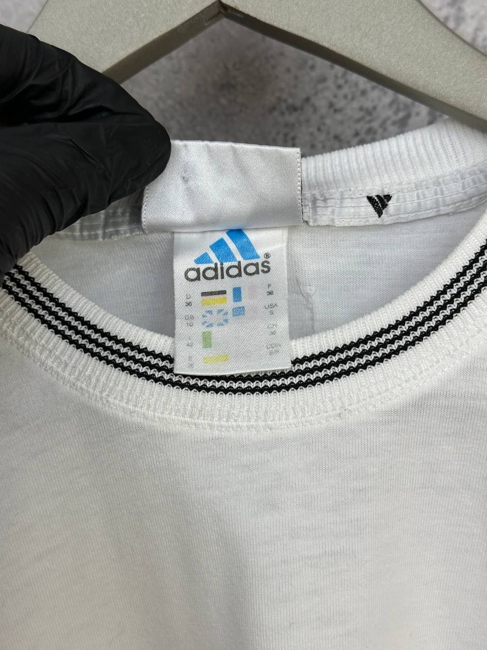 Adidas Adidas Vintage Retro Ringer T-Shirt White Small Logo Size US S / EU 44-46 / 1 - 12 Thumbnail