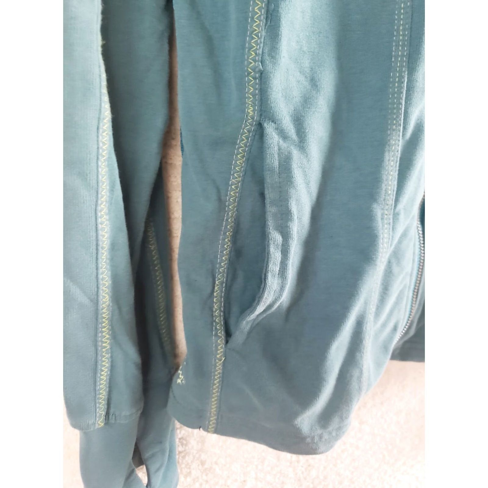 Vintage Kuhl Jacket M Kember Full Zip Turquoise Blue Green Organic Cotton Womens Medium Regular Size M / US 6-8 / IT 42-44 - 7 Thumbnail