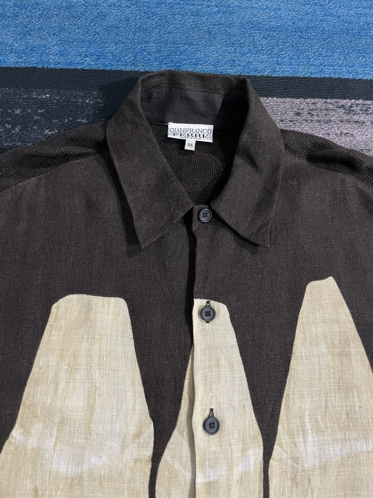 Gianfranco Ferre Gianfranco Ferre Button Up Linen Shirt Size US XL / EU 56 / 4 - 6 Thumbnail