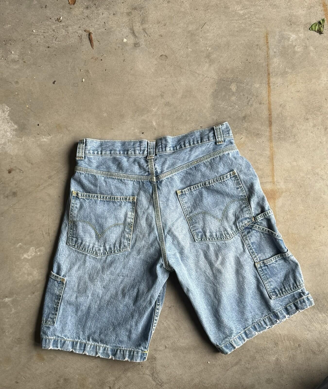 Steve And Barrys Vintage Steve & Barrys Shorts Mens 32 Denim Carpenter Jorts Size US 32 / EU 48 - 4 Thumbnail