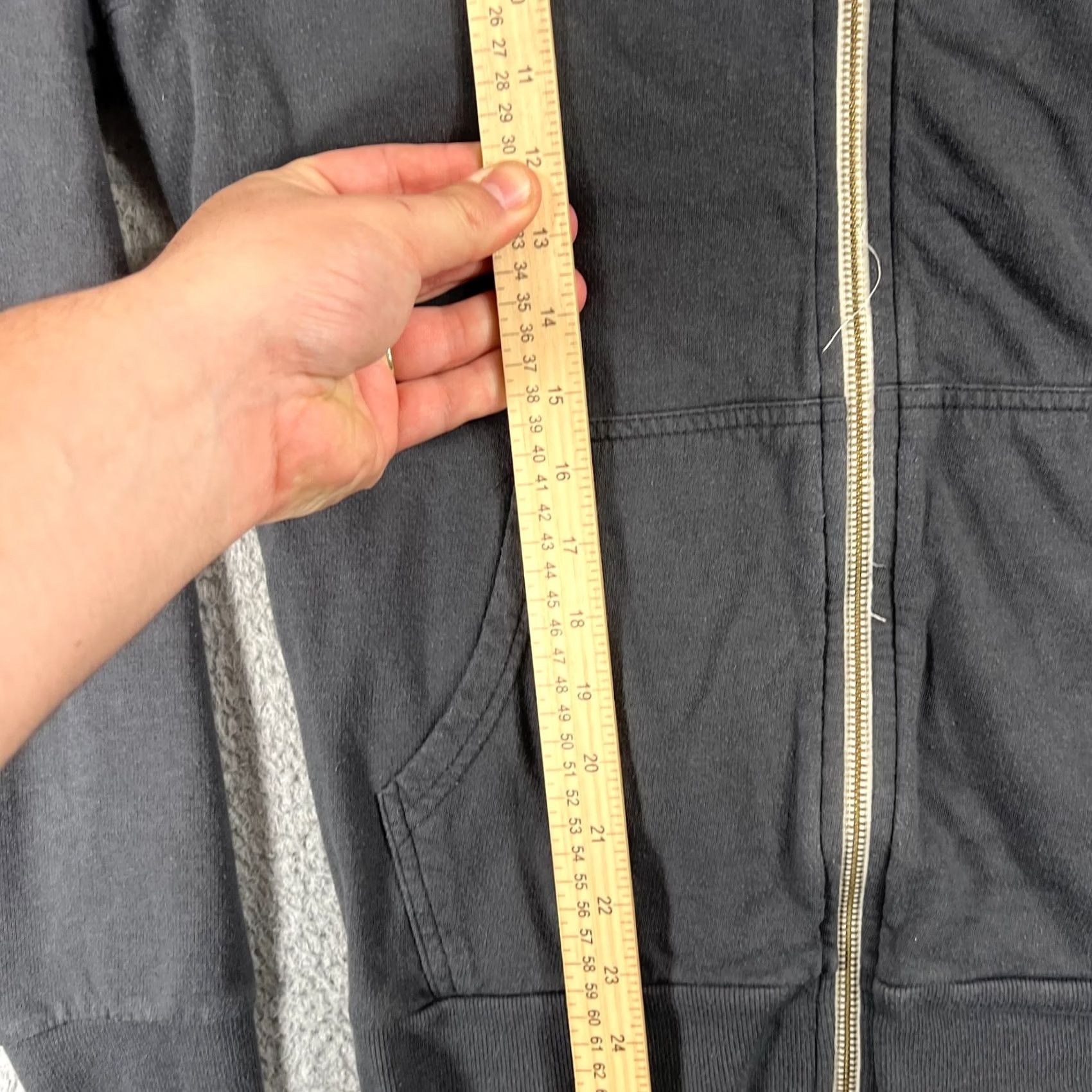 Marine Layer Marine Layer Hooded Fleece Sweatshirt - Gray Mens Medium - Pre-Owned Zip Hoodie Size US M / EU 48-50 / 2 - 5 Thumbnail