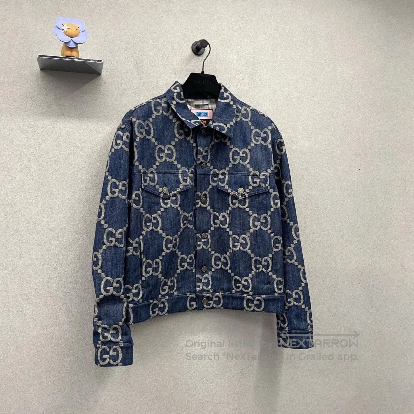 Gucci gucci denim double g printed jacket. Size US L / EU 52-54 / 3 - 3 Thumbnail