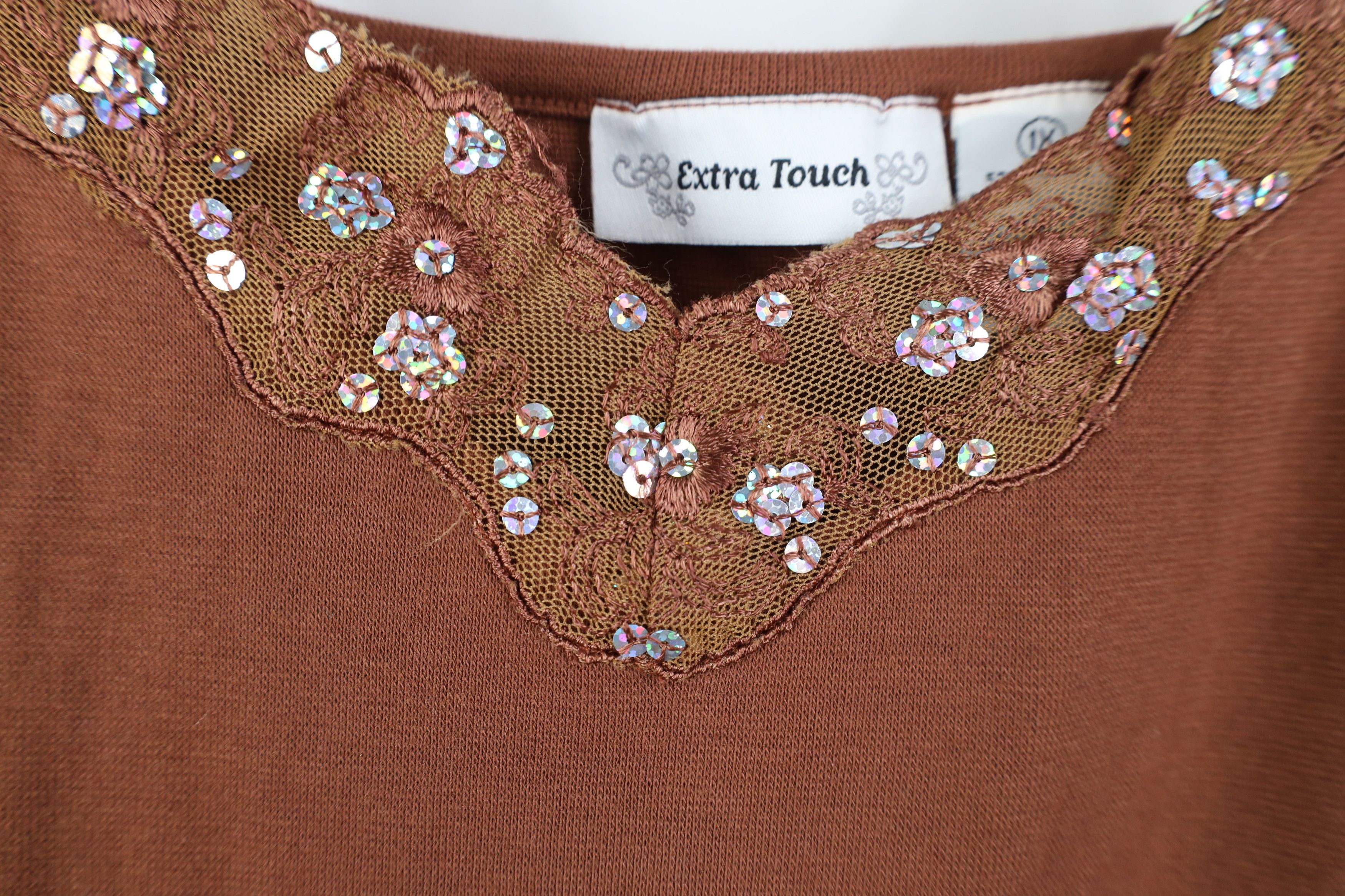 Vintage Vintage 90s Y2K Babydoll Flower Bella Cami Tank Top T-Shirt Size XL / US 12-14 / IT 48-50 - 5 Thumbnail