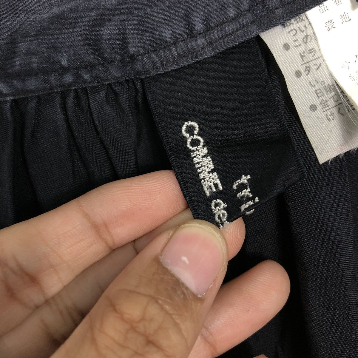 Comme des Garcons 🔥VINTAGE 1989 TRICOT COMME DES GARCONS SKIRT DOUBLE LAYER Size 26" / US 2 / IT 38 - 19 Thumbnail