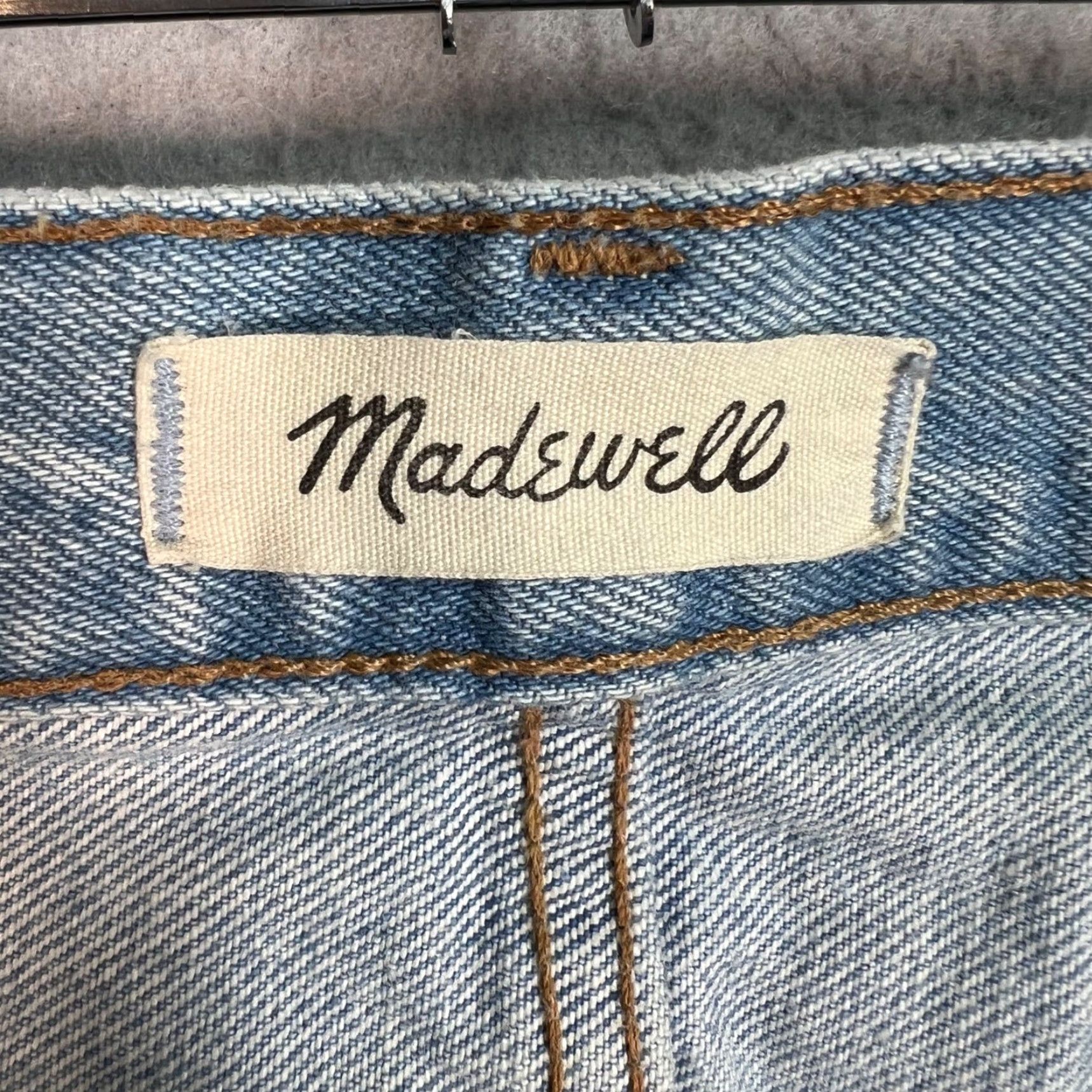 Madewell Madewell Jeans Mens Straight Blue Light Wash 32 Distressed Denim Size 32 Size US 32 / EU 48 - 3 Thumbnail