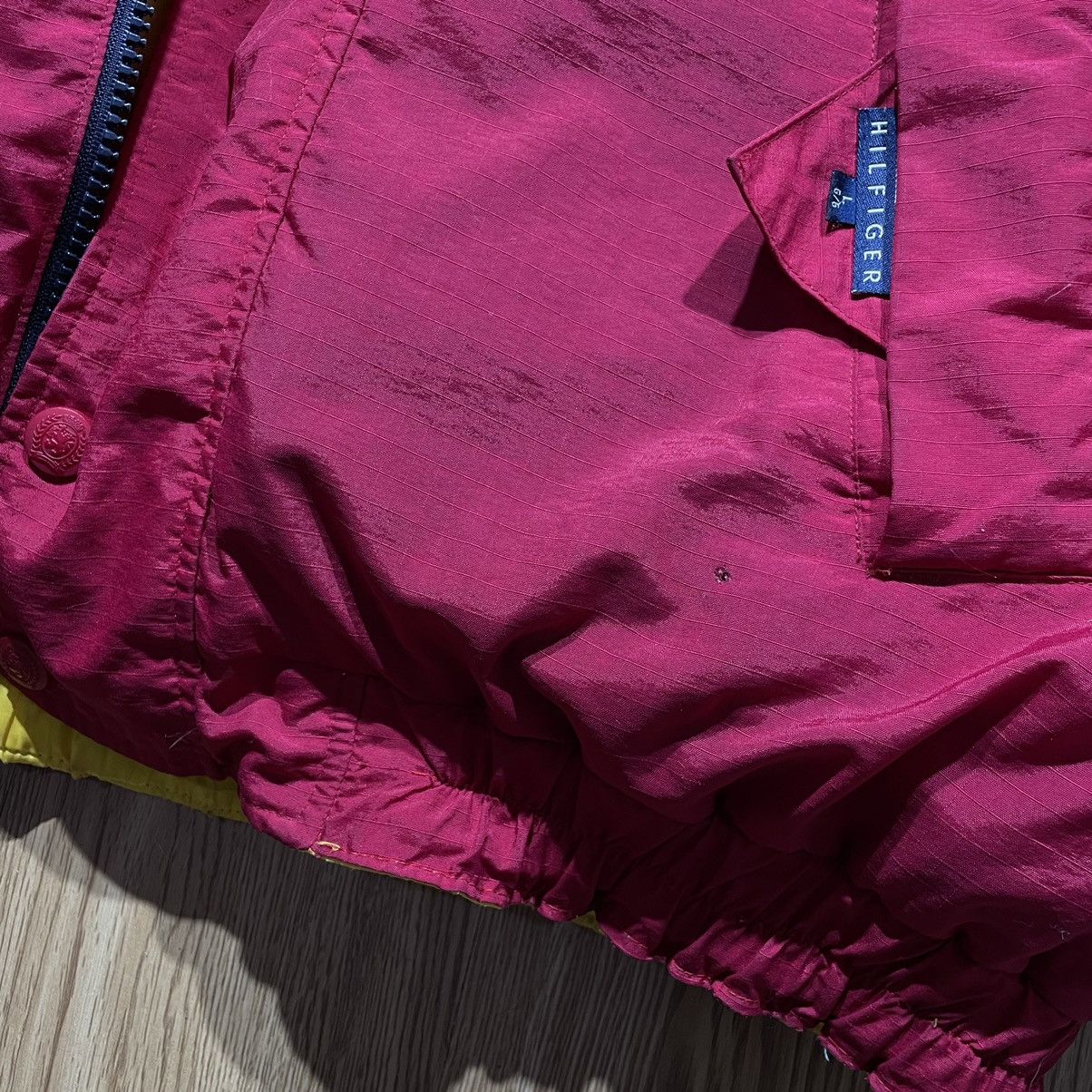 Tommy Hilfiger × Vintage Puffer Tommy Hilfiger Vintage 90’s Big Logo Reversible Size US XL / EU 56 / 4 - 18 Thumbnail