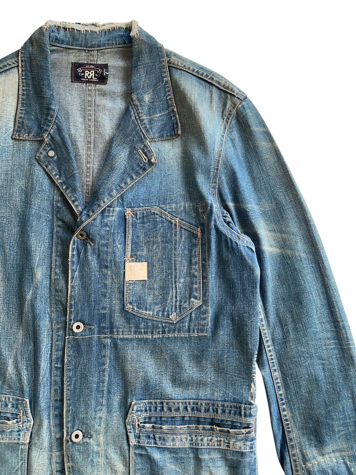 RRL Ralph Lauren RRL Denim Chore Jacket USA Size US L / EU 52-54 / 3 - 8 Thumbnail
