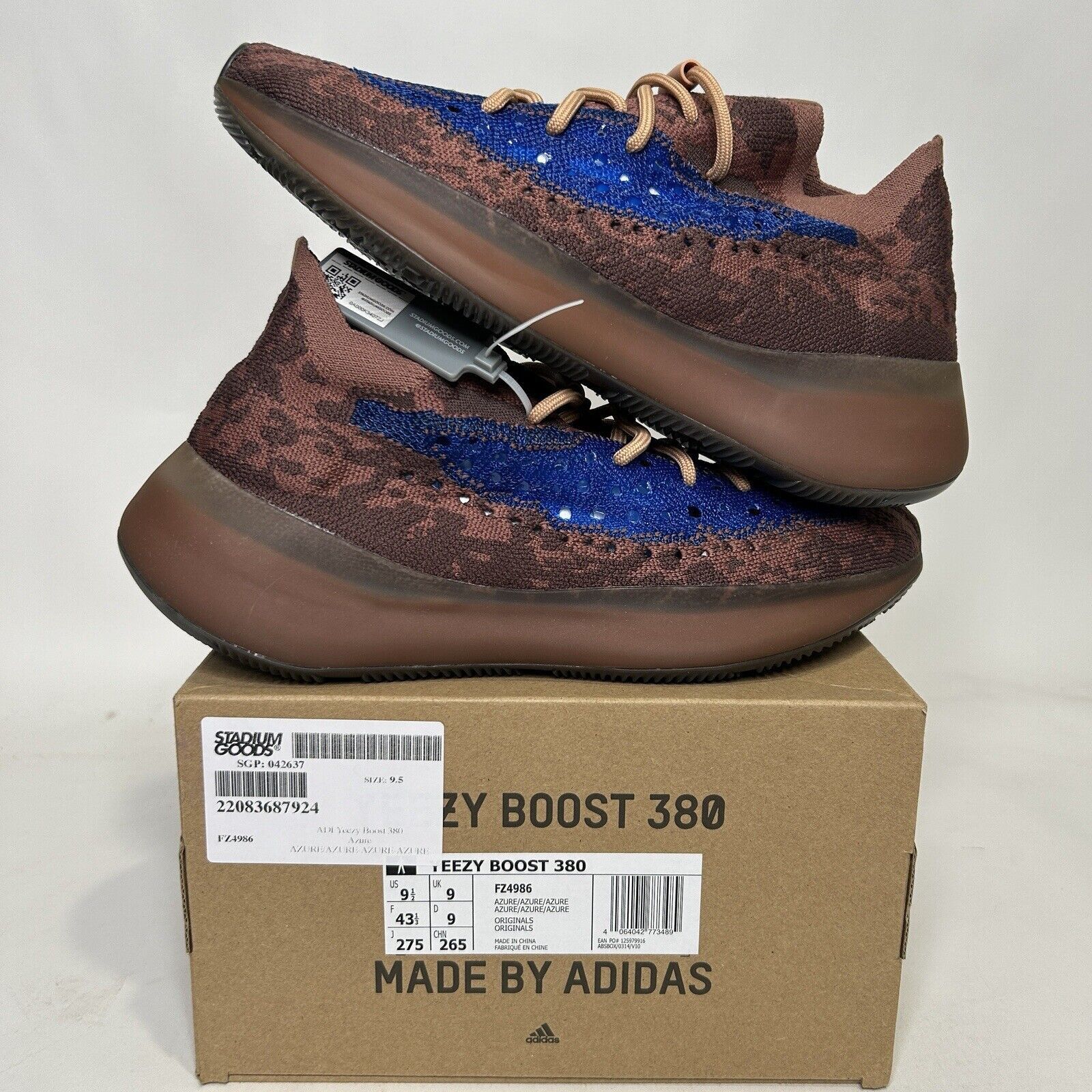 Adidas Adidas Yeezy Boost 380 “Azure” 2024 Size US 9.5 / EU 42-43 - 1 Thumbnail