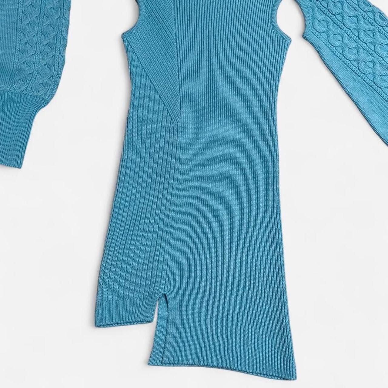 Andersson Bell Andersson Bell blue Batty cutout ribbed knit mini dress Size S / US 4 / IT 40 - 7 Thumbnail