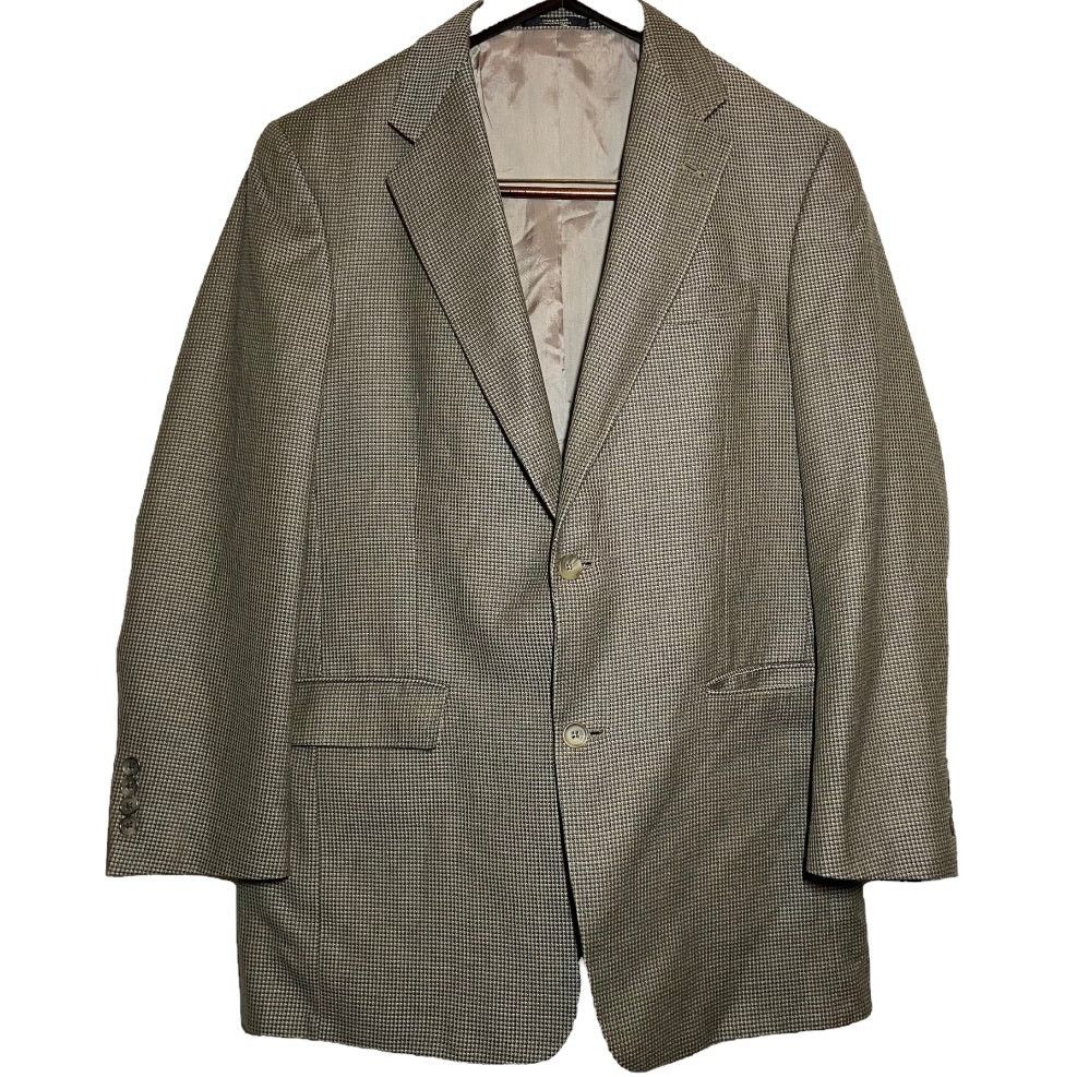 Hart Schaffner Marx Hart Schaffner Marx Suit Blazer Jacket Double Button Pleated Size 38R - 2 Thumbnail