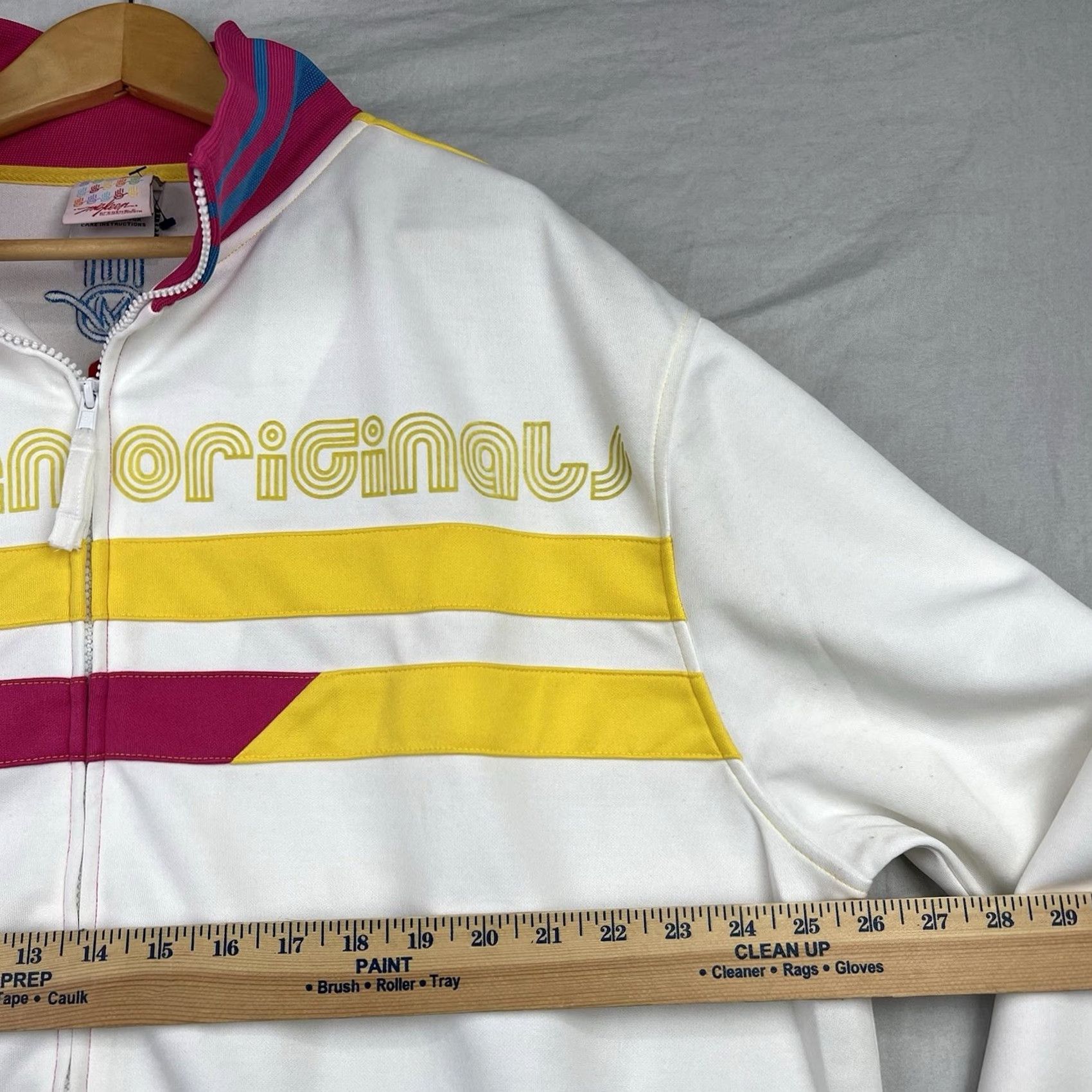Vintage Miskeen Originals Track Jacket Mens 2XL White Full Zip Hip Hop Skater Y2K Jacket Mens 2XL White Hip Hop Sports Vintage Size US XXL / EU 58 / 5 - 5 Thumbnail