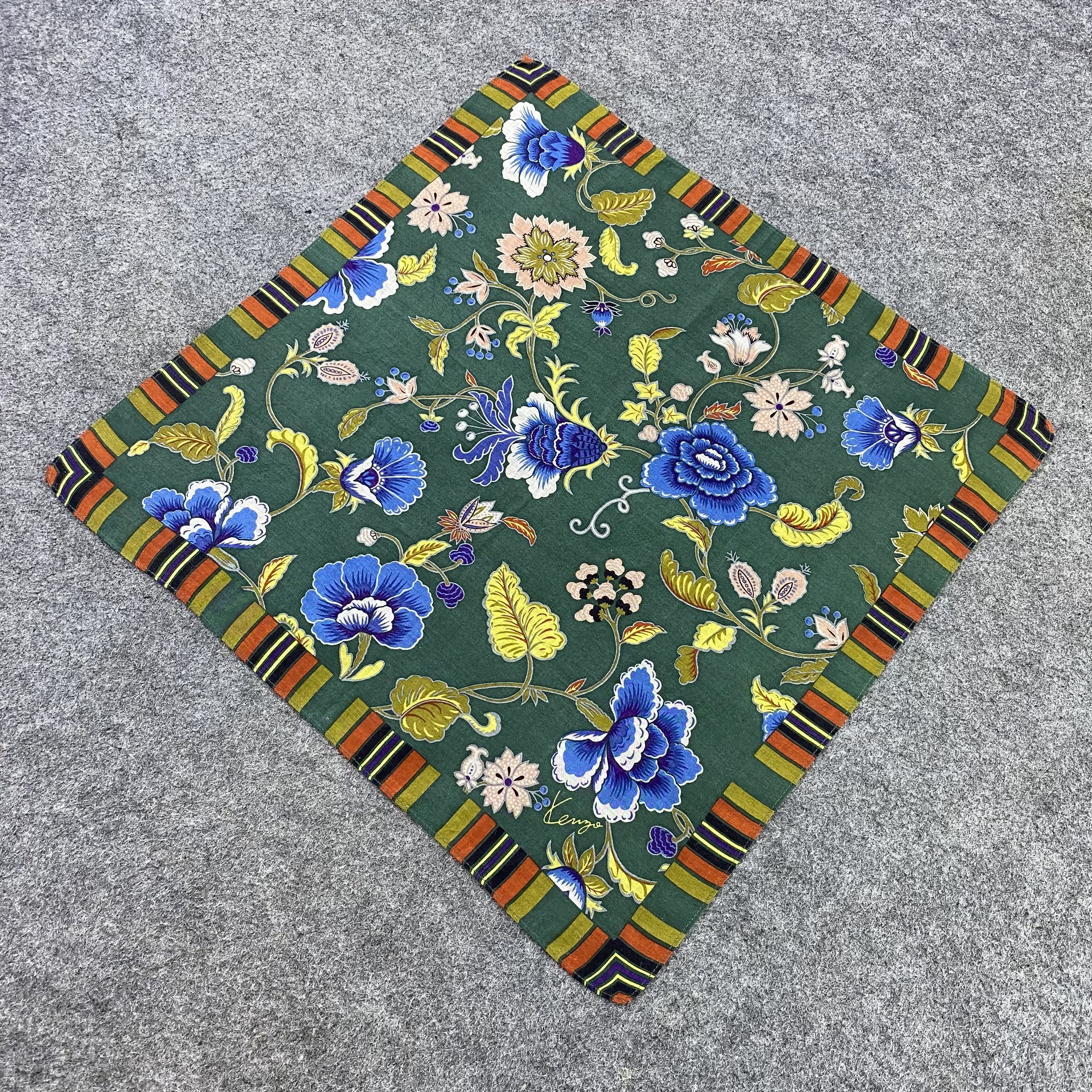 Kenzo Kenzo Handkerchief Neckerchief Bandana-B1567 Size ONE SIZE - 4 Thumbnail