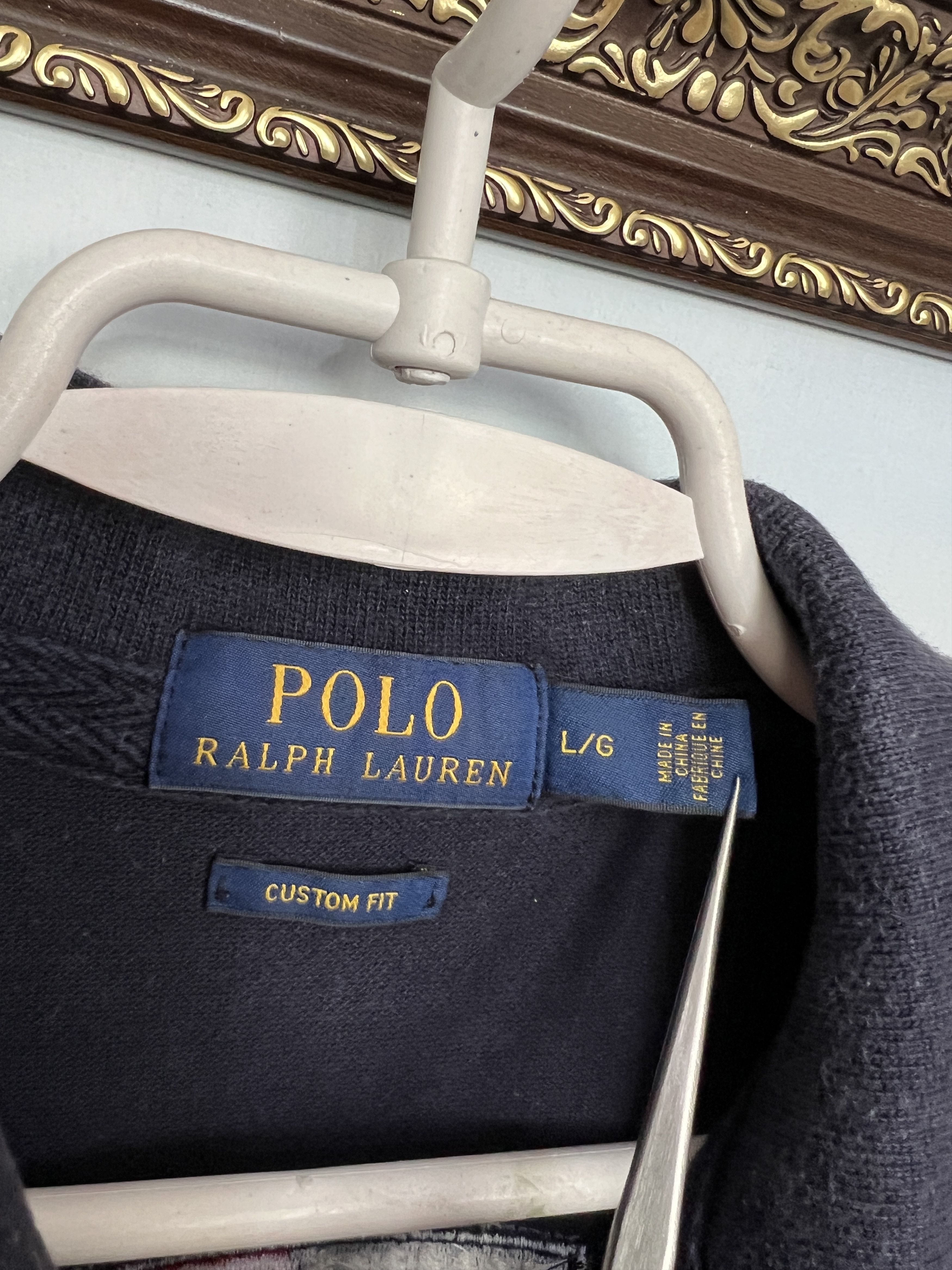 Polo Ralph Lauren Vintage Chief Keef USA Blue White Jersey Trikot Shirt Size US L / EU 52-54 / 3 - 6 Thumbnail
