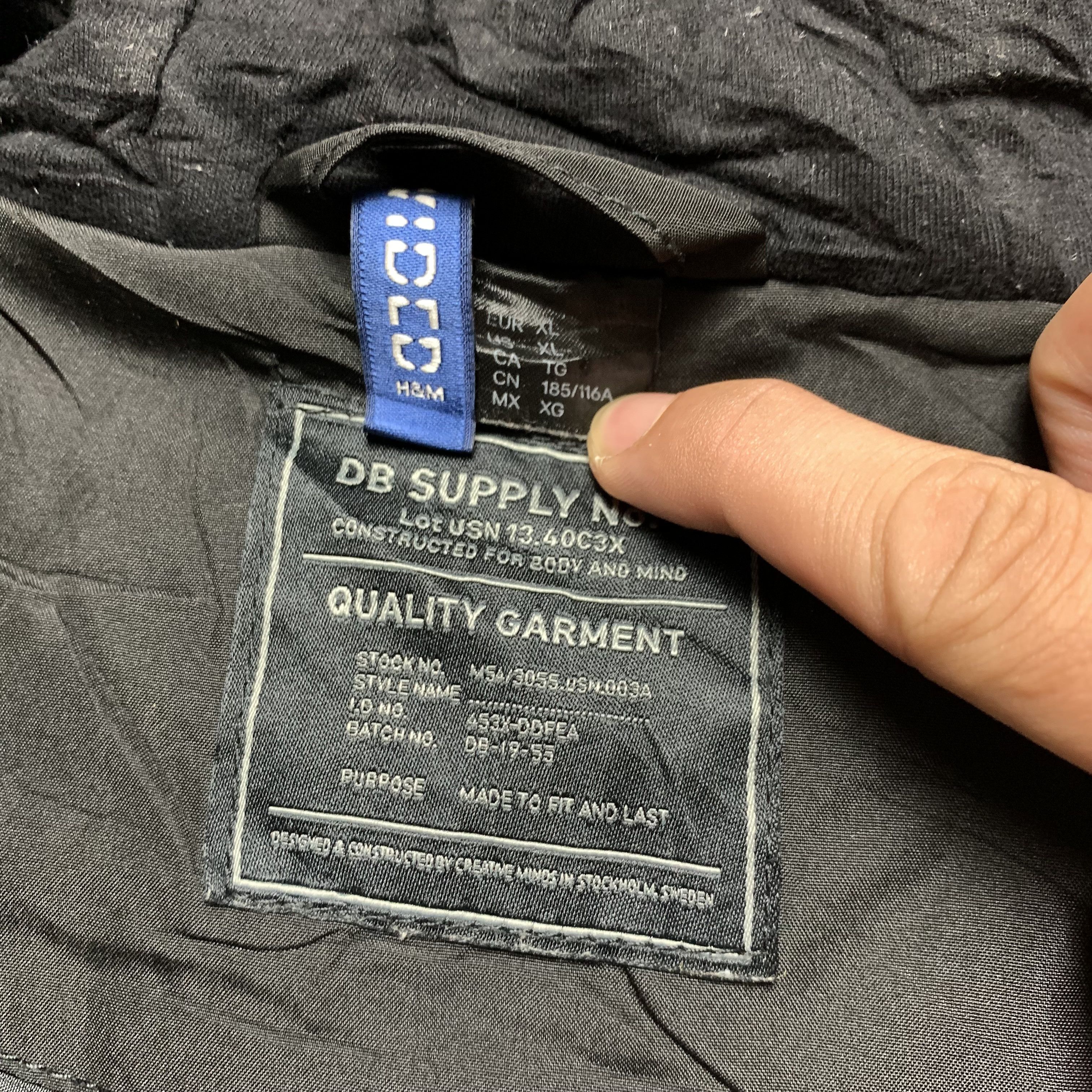 H&M H&M Bomber Hooded Jacket Size US XL / EU 56 / 4 - 5 Thumbnail