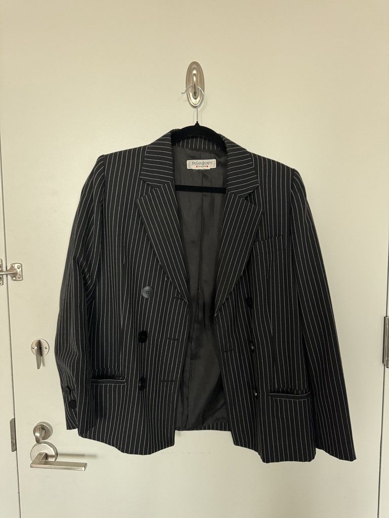 image of YVES Saint Laurent Vintage YSL Blazer in Stripe, Women's