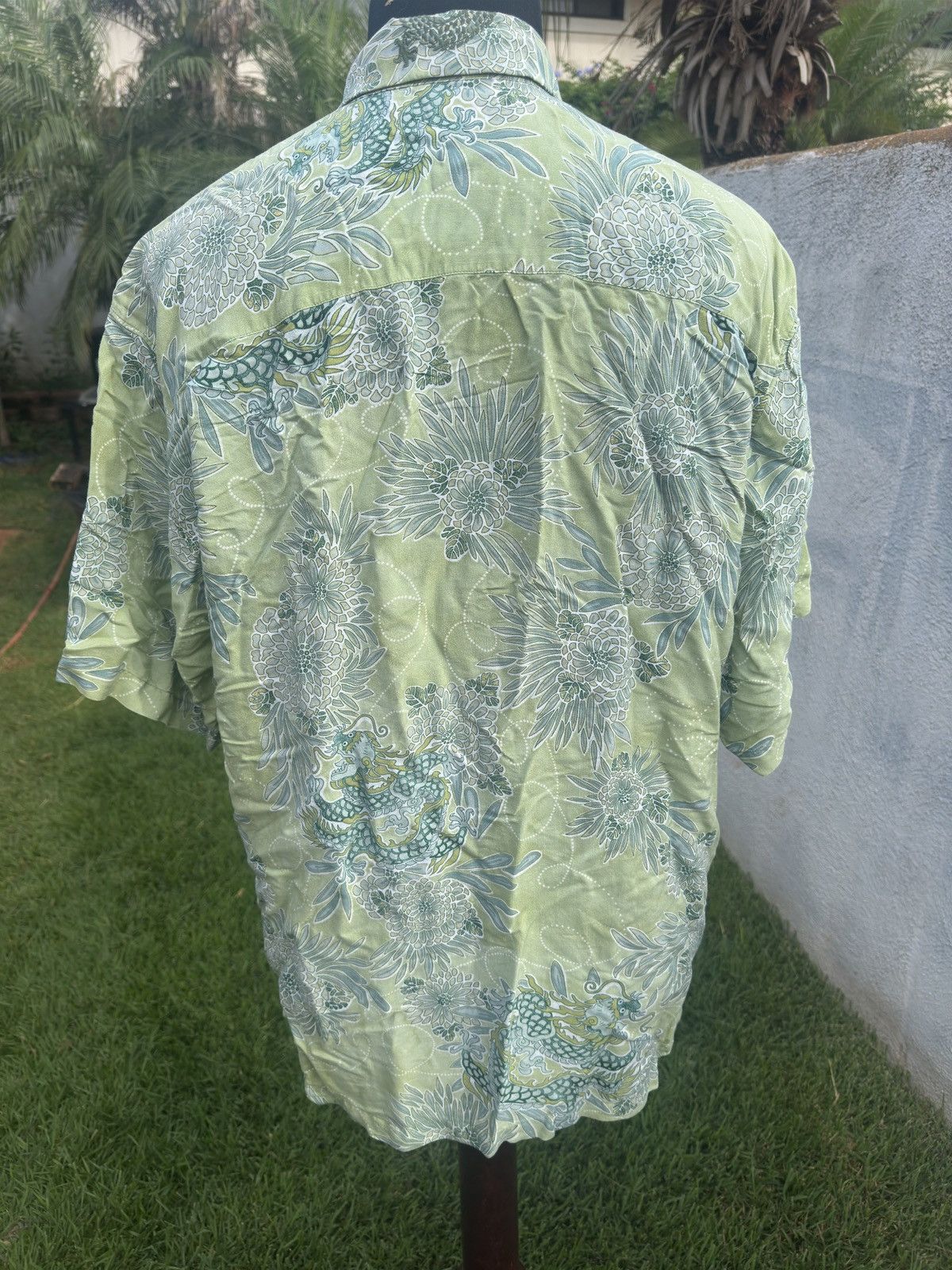 Tommy Bahama PreOwned Tommy Bahama Hawaiian Print Green Men's XL Size US XL / EU 56 / 4 - 2 Thumbnail