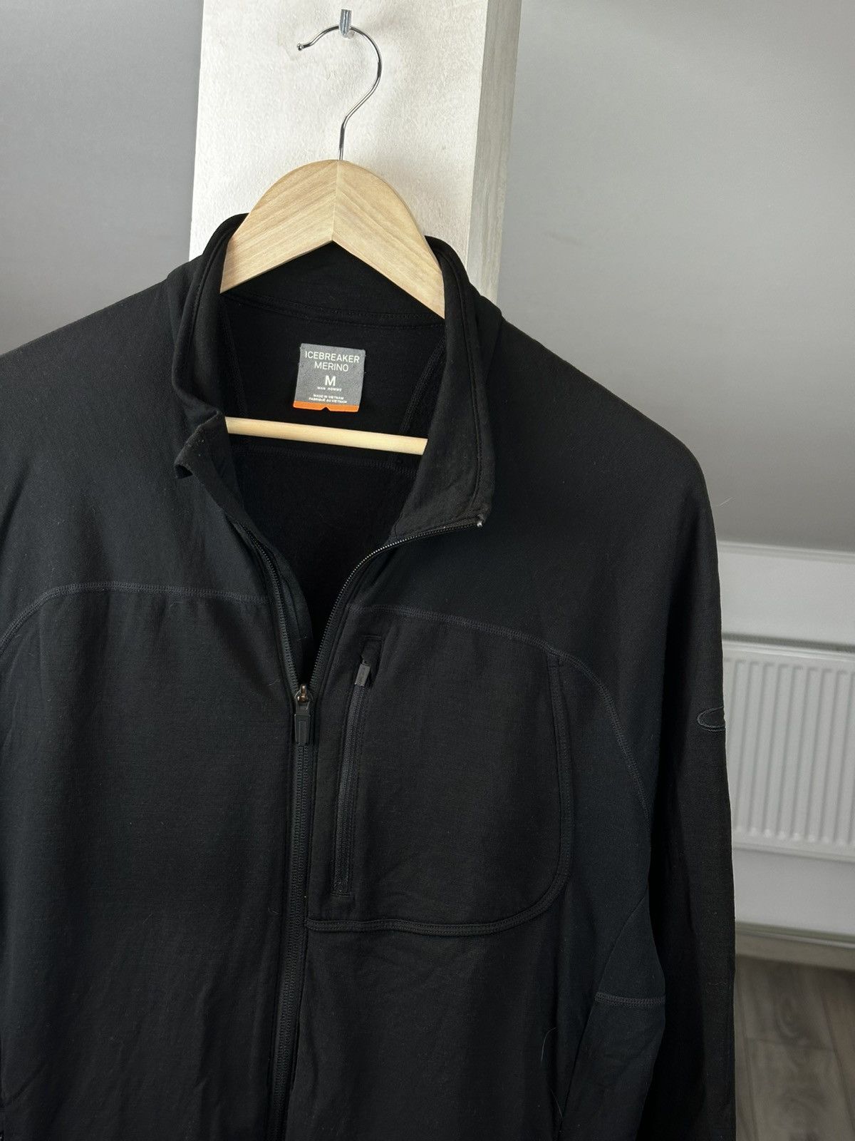 Icebreaker Ice Breaker Zip Black Merino Wool Jumper Thermo Size US M / EU 48-50 / 2 - 3 Thumbnail