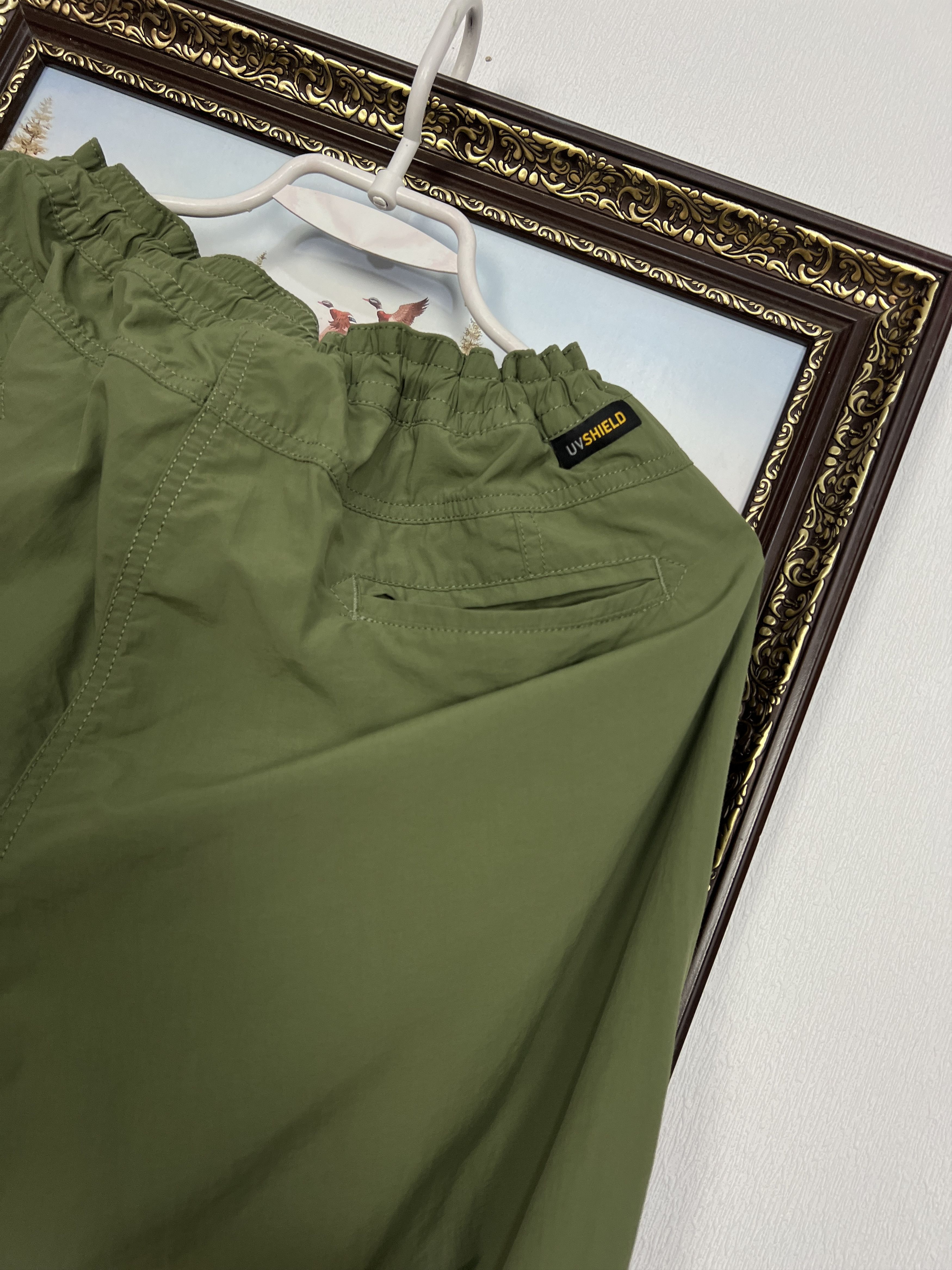 Jack Wolfskin Outdoors Women Hiking Pants Green Khaki Windbreaker Rare XL Size 36" / US 14 / IT 50 - 10 Thumbnail