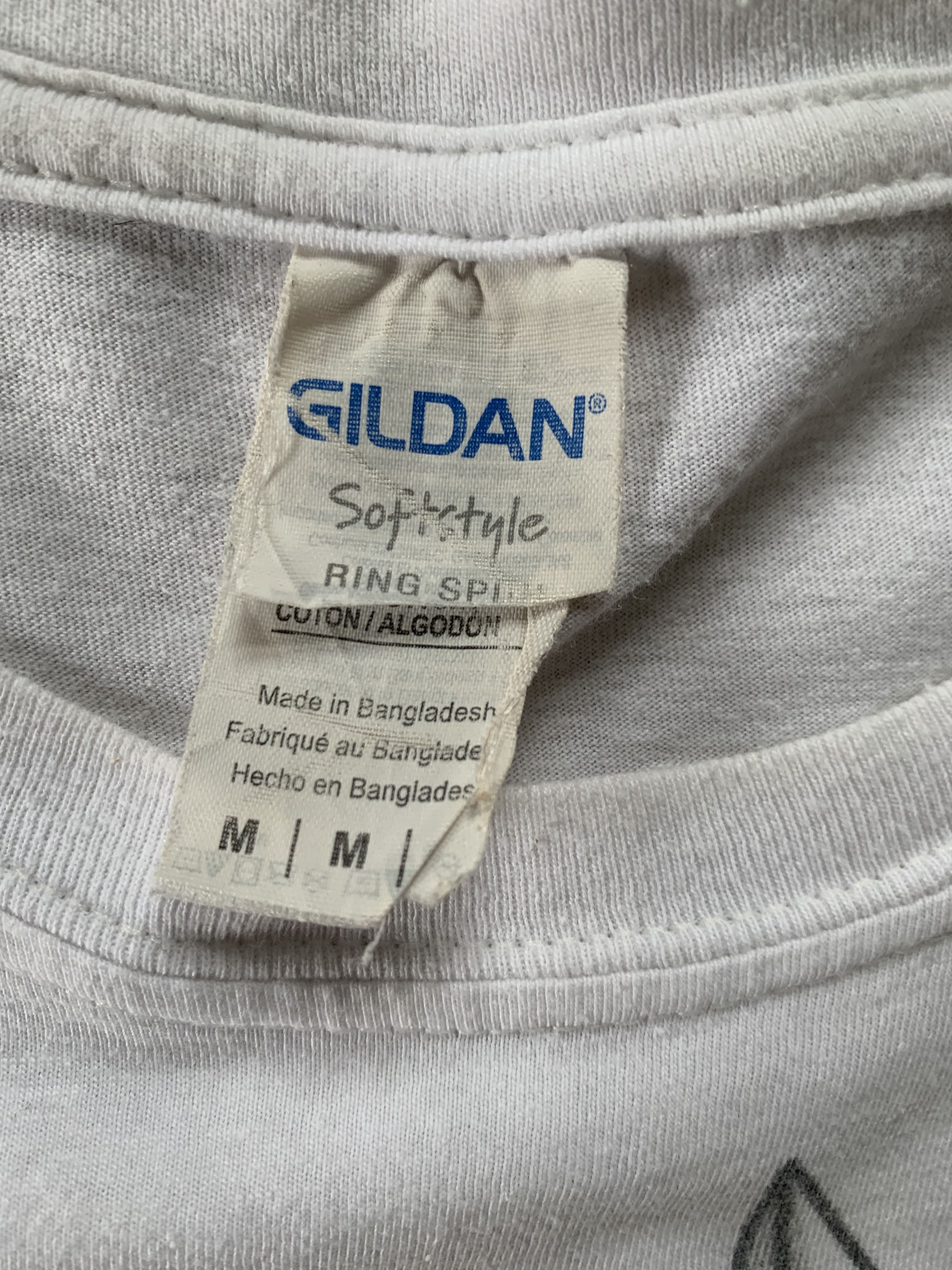Anime × Gildan Gildan Goku White Printed T-Shirt Size US M / EU 48-50 / 2 - 6 Thumbnail