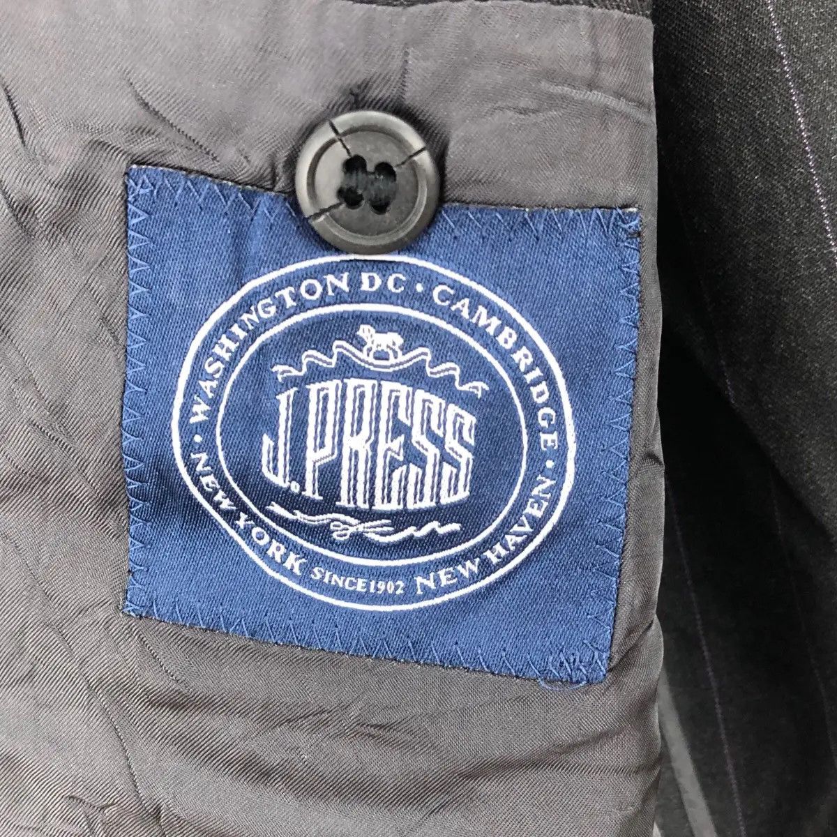 J. Press Vtg J.PRESS NEW YORK Cambridge Pressclusive Blazer 3 Button Size 38R - 7 Thumbnail