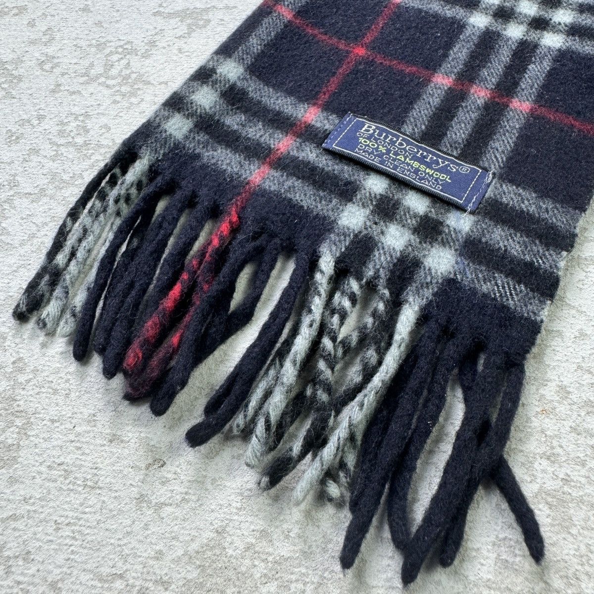Burberry × Vintage Burberry Checked Scarves / Muffler / Neckwear - as003 Size ONE SIZE - 5 Thumbnail