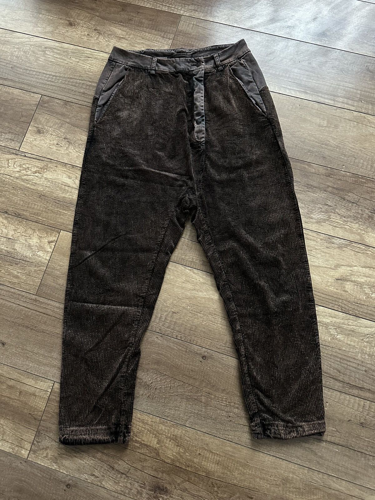 Transit Transit Par Such Corduroy Pants Trousers Asymmetric Size 30" / US 8 / IT 44 - 1 Thumbnail