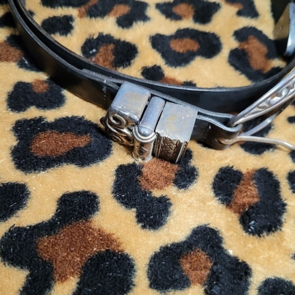 Other Vintage mens leather belt 36 inch Size ONE SIZE - 2 Thumbnail