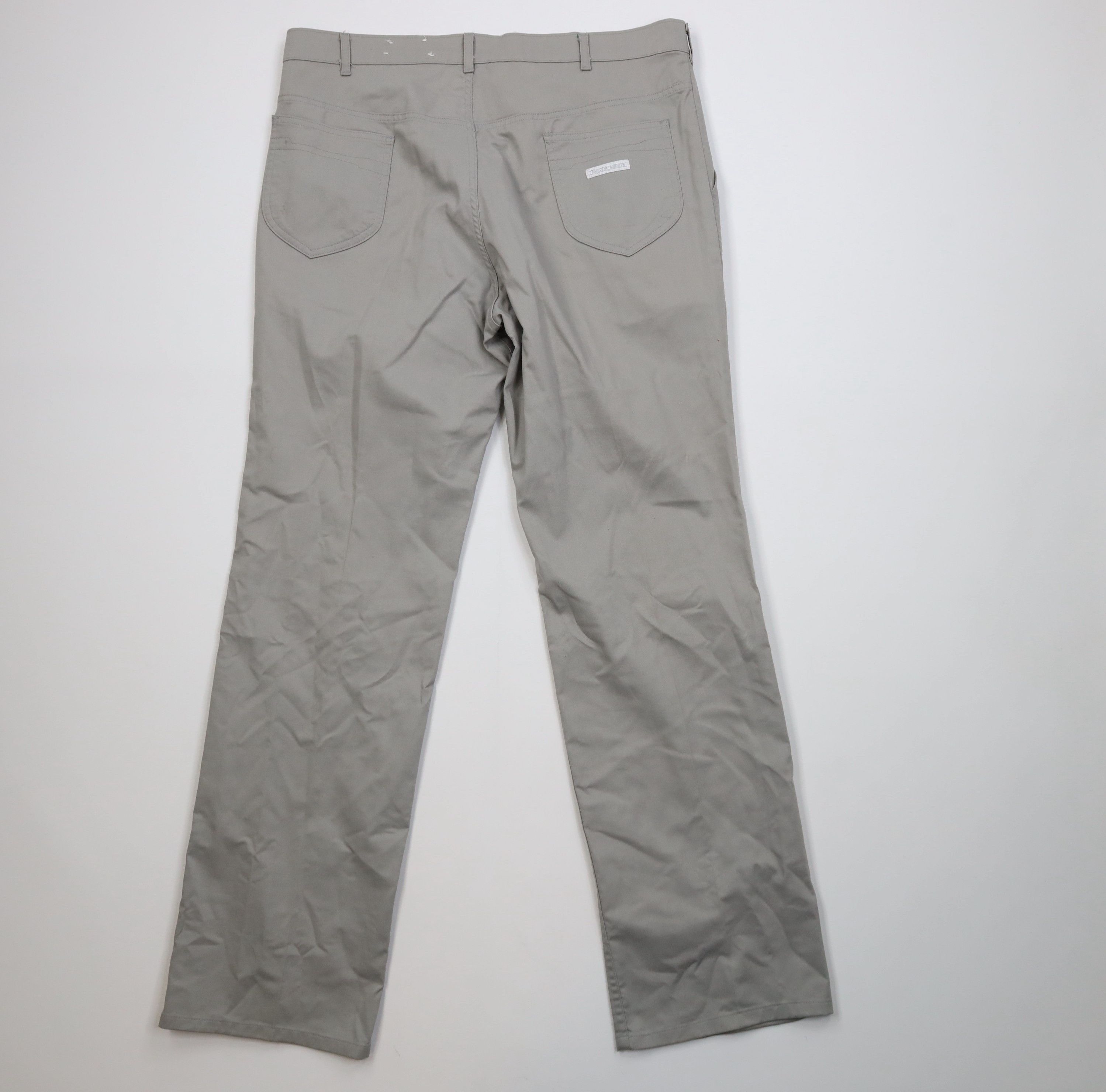 Vintage Vintage 70s Streetwear Flared Wide Leg Twill Pants Gray Size US 36 / EU 52 - 11 Thumbnail