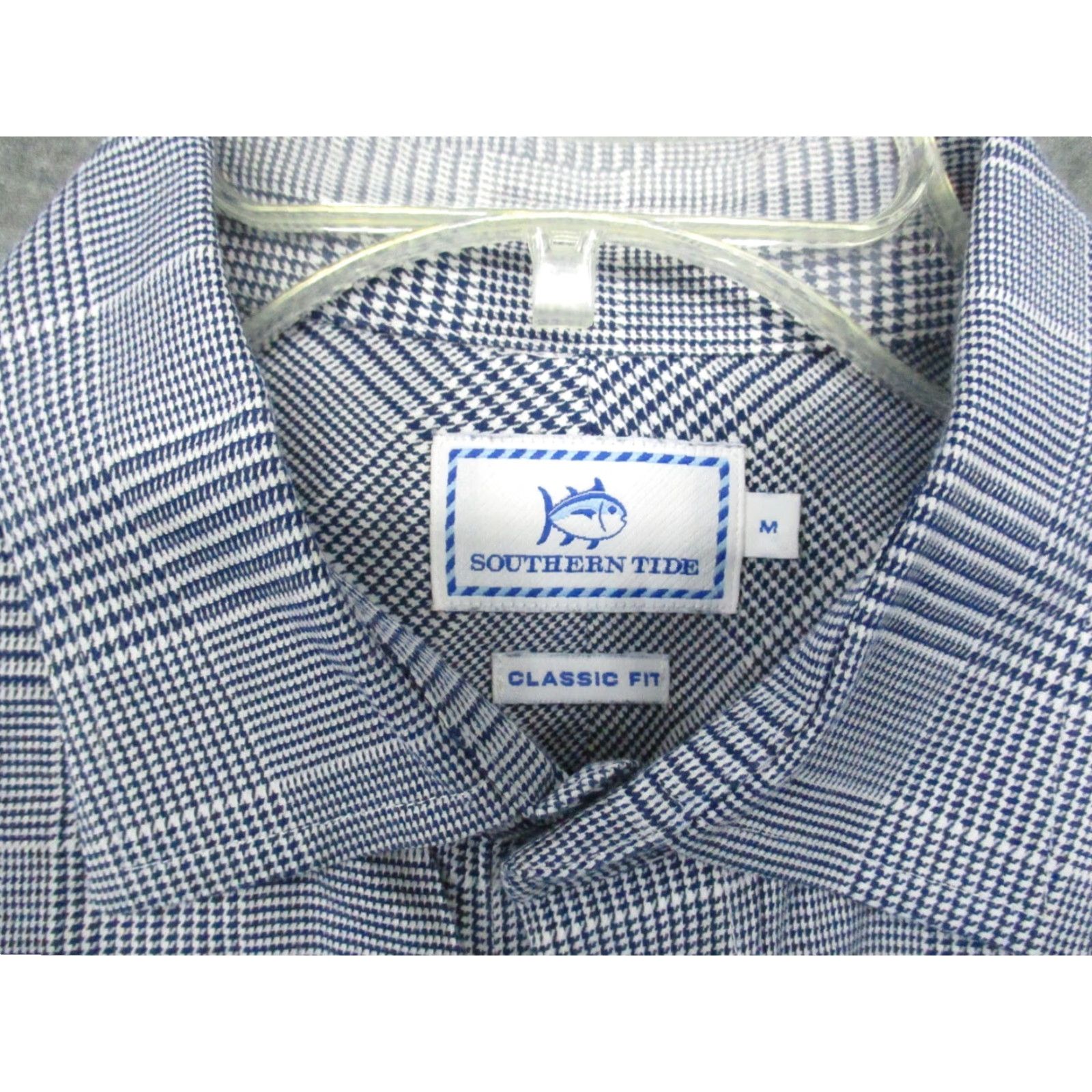 Southern Tide Southern Tide Shirt Men's Medium Classic Fit Blue Plaid Long Sleeve Button Front Size US M / EU 48-50 / 2 - 4 Thumbnail
