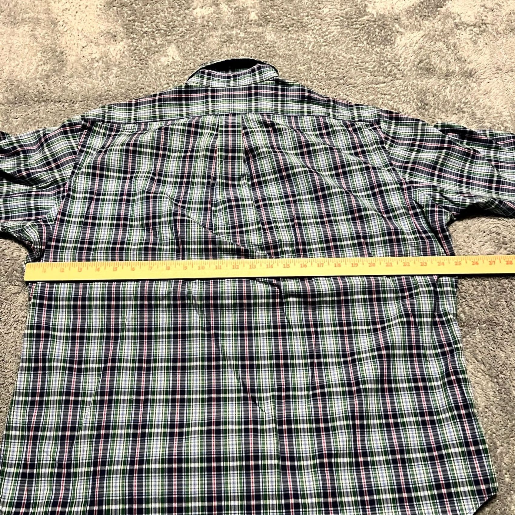 Polo Ralph Lauren Polo Ralph Lauren XL Blue Button Short Sleeve Classic Fit Mens Shirt Size US XL / EU 56 / 4 - 4 Thumbnail
